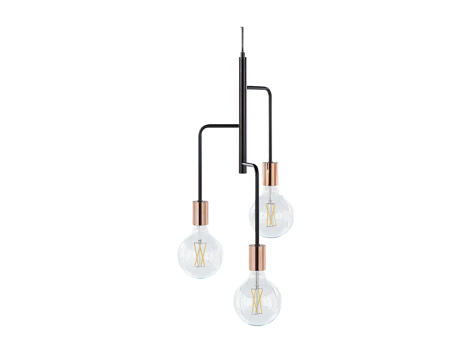 Lampadario BOGNA Metallo Nero