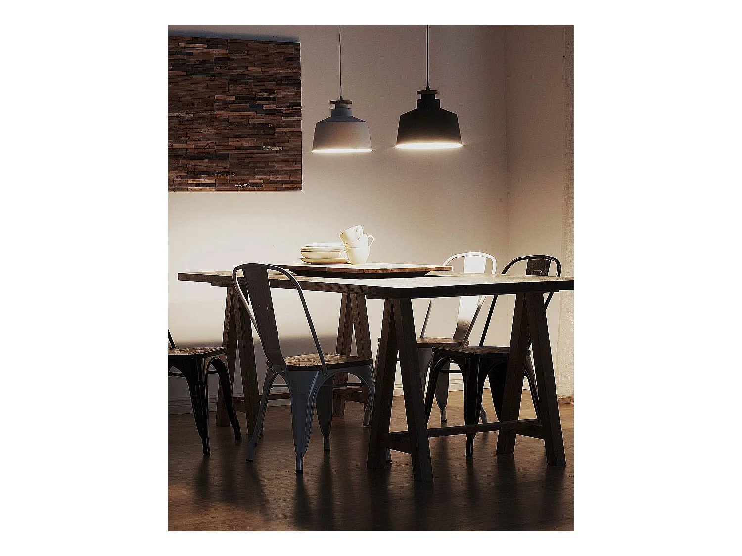 Hanglamp DANUBE Metaal Zwart