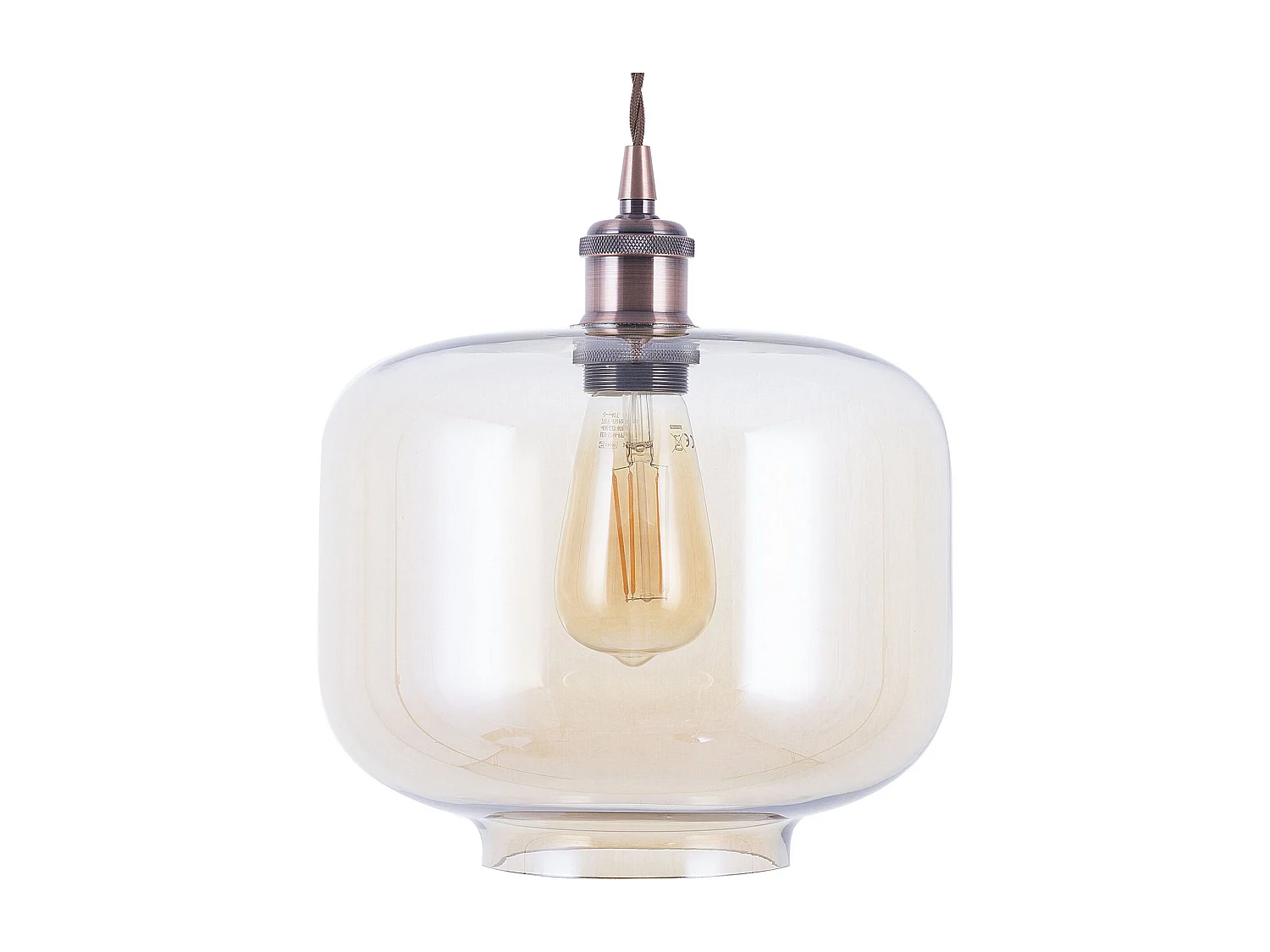 Lampe suspension LANATA Verre Transparent