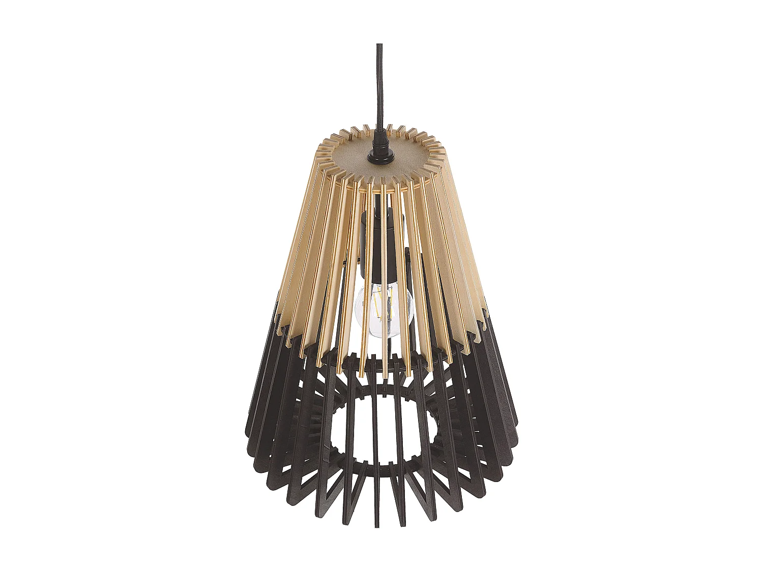 Lampe suspension CAVALLA Noir