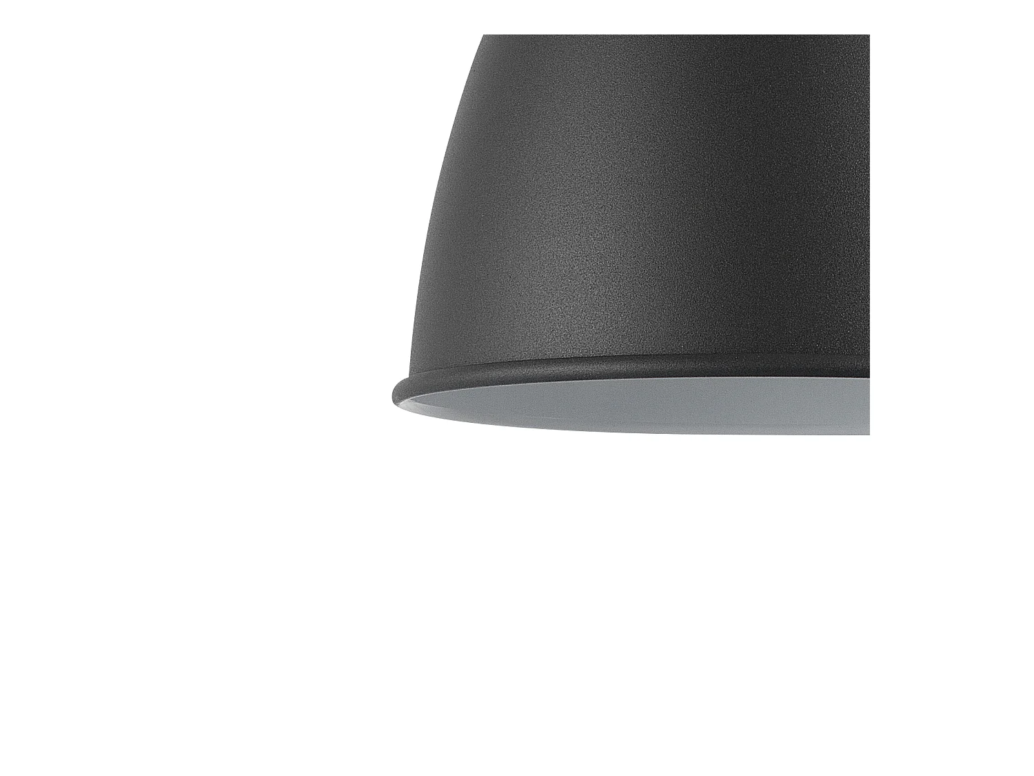 Industrielle Hängelampe runder Lampenschirm grau/kupfer matt Narmada