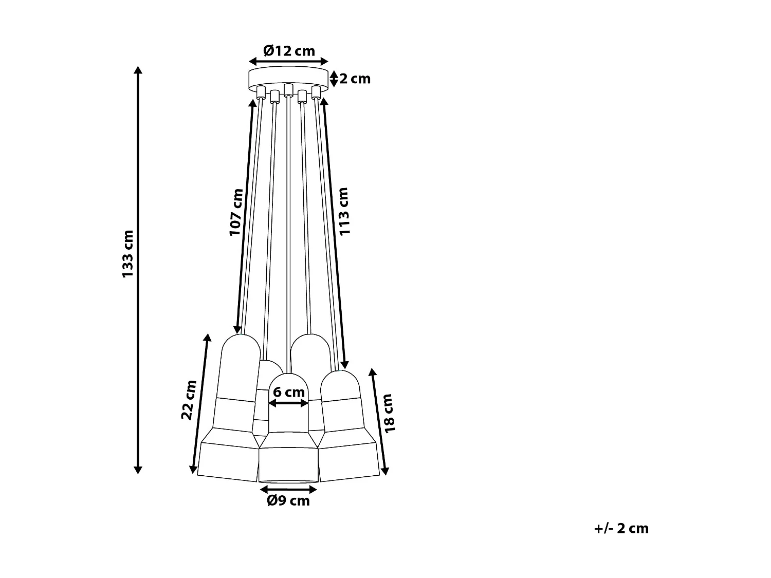 Hängelampe APURE Beton Grau