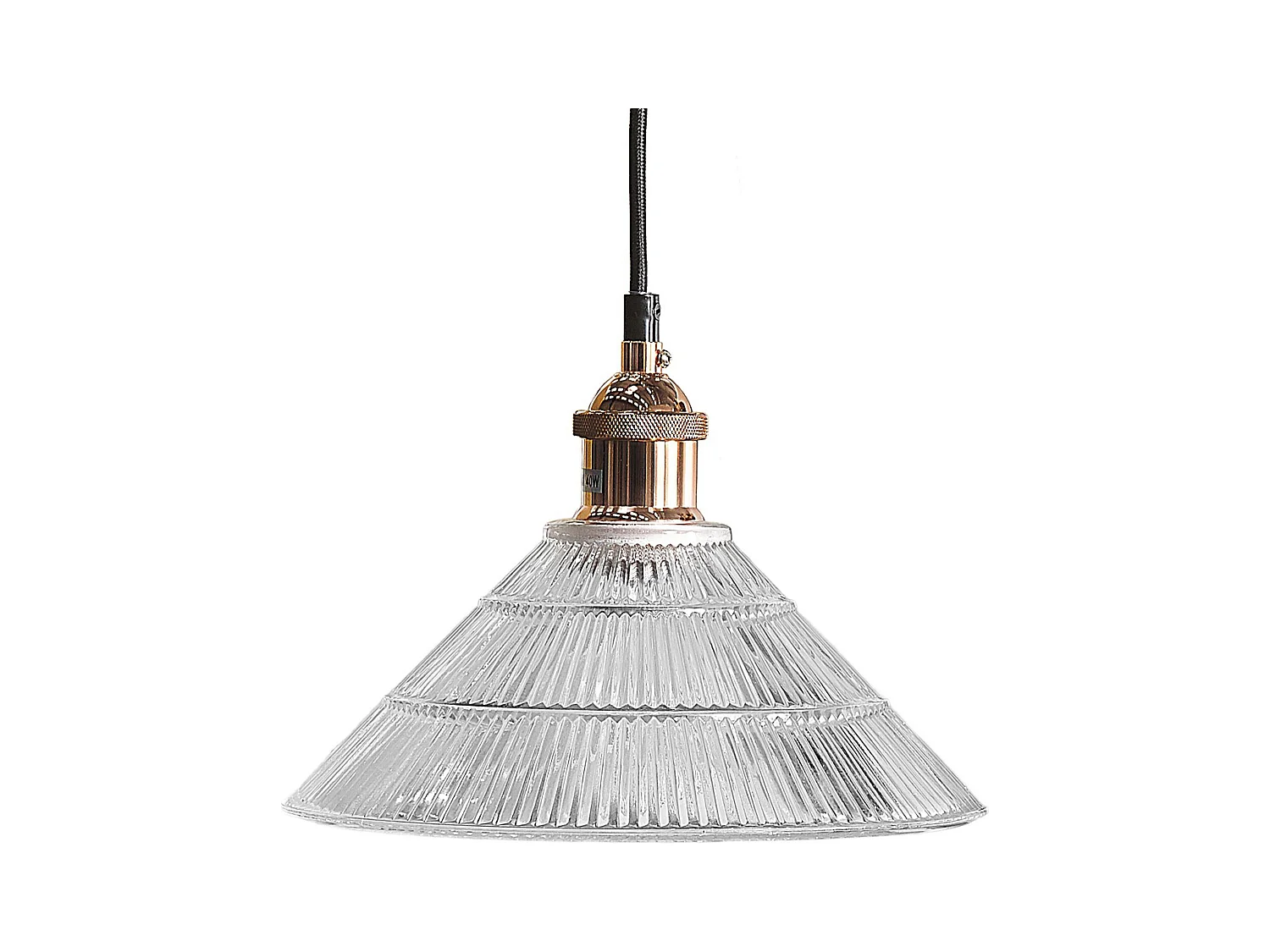 Hanglamp CURONE Glas Koper