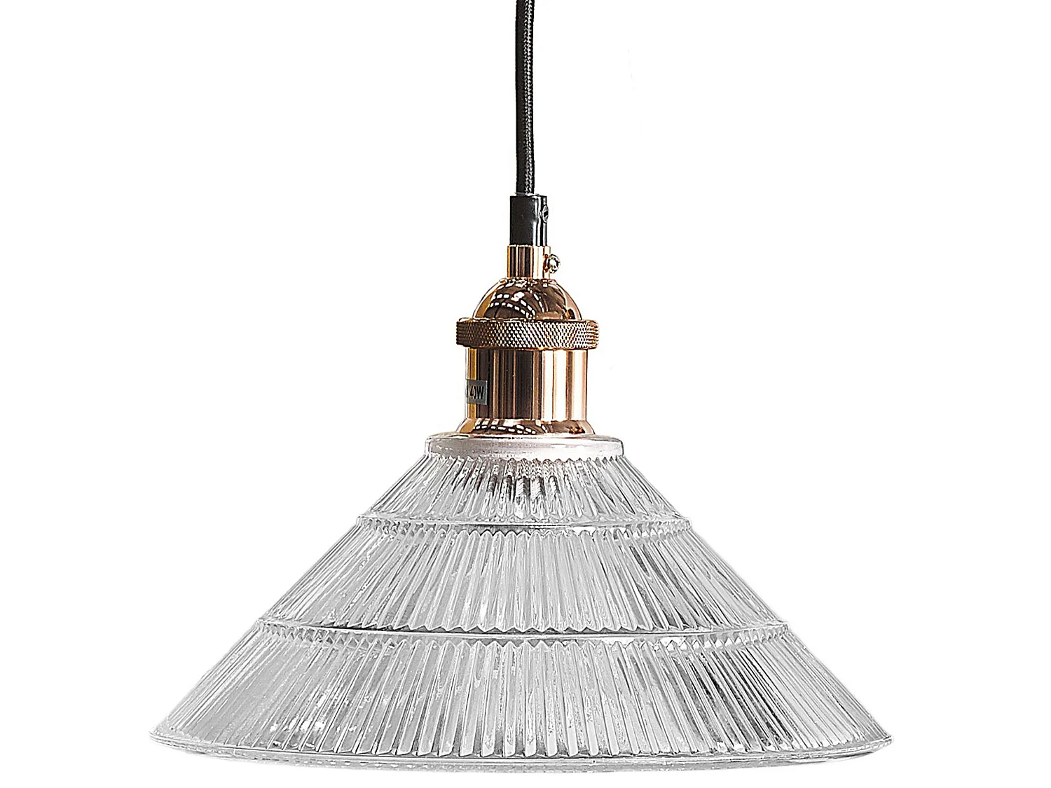 Hanglamp CURONE Glas Koper
