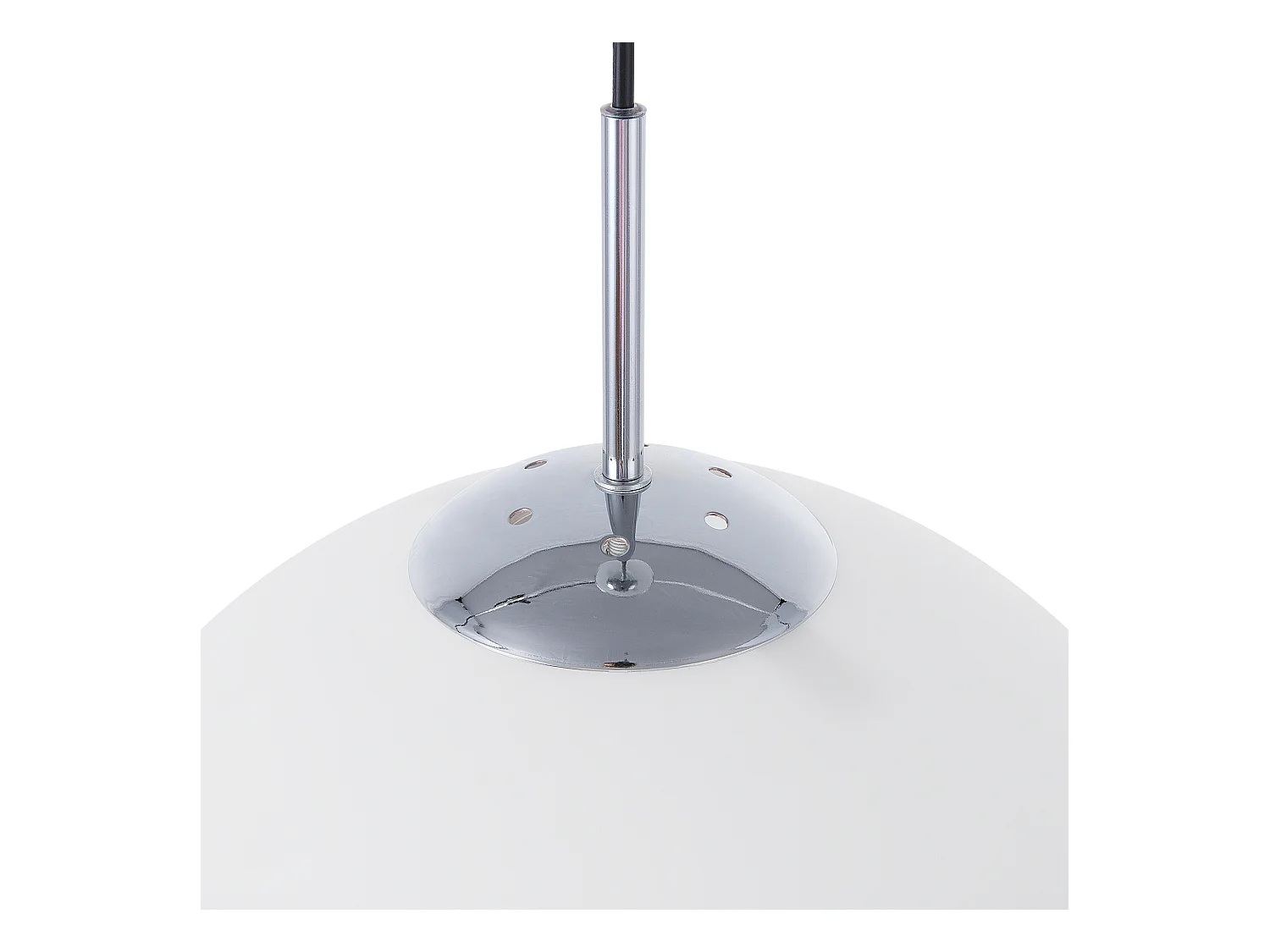 Hanglamp BARROW L Glas Wit