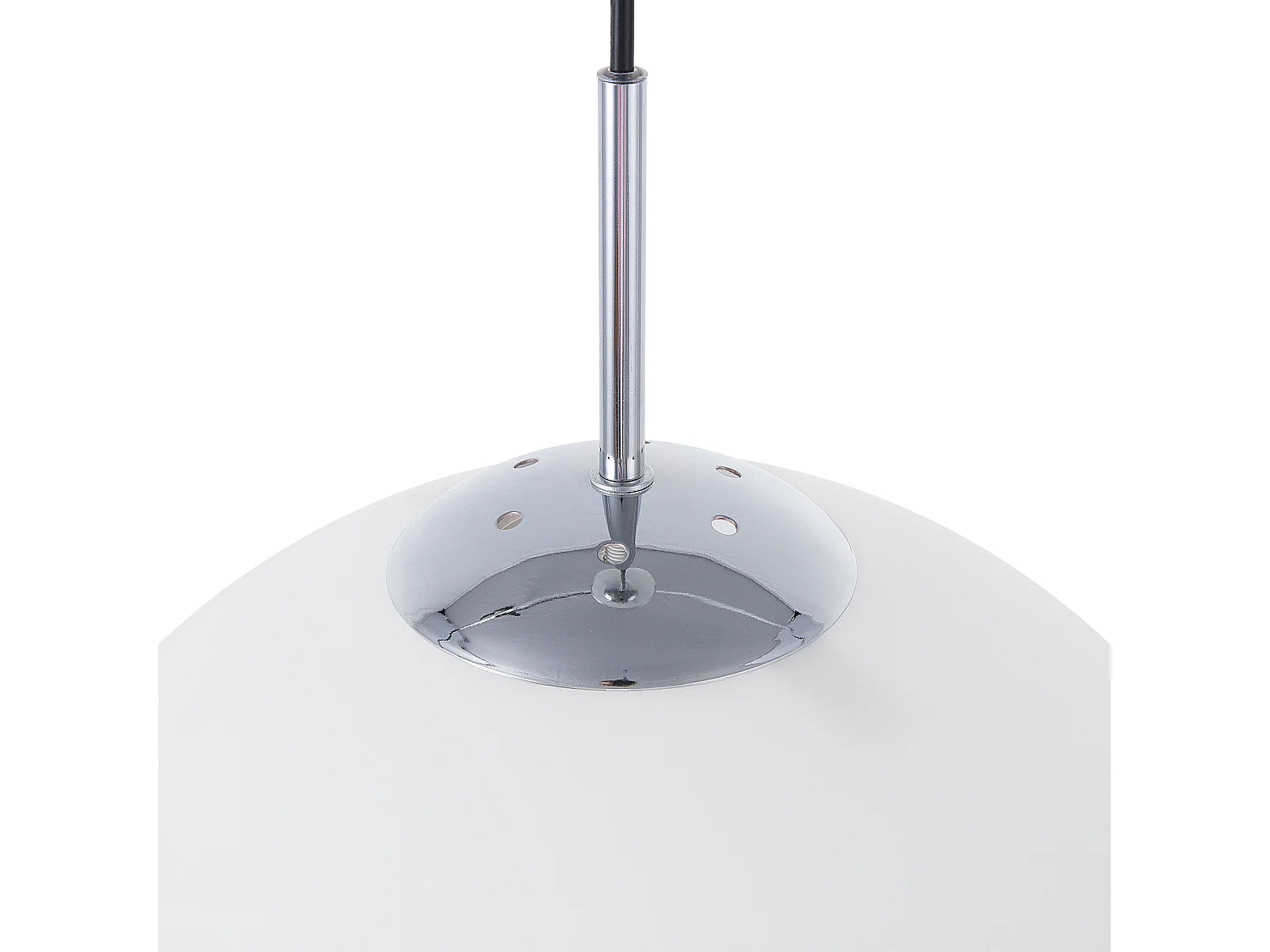 Hanglamp BARROW L Glas Wit