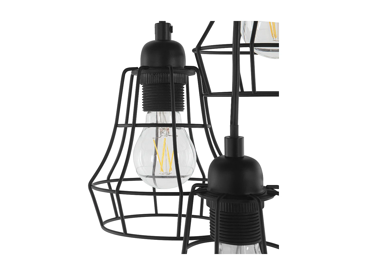 Lampe suspension PECWAN Métal Noir