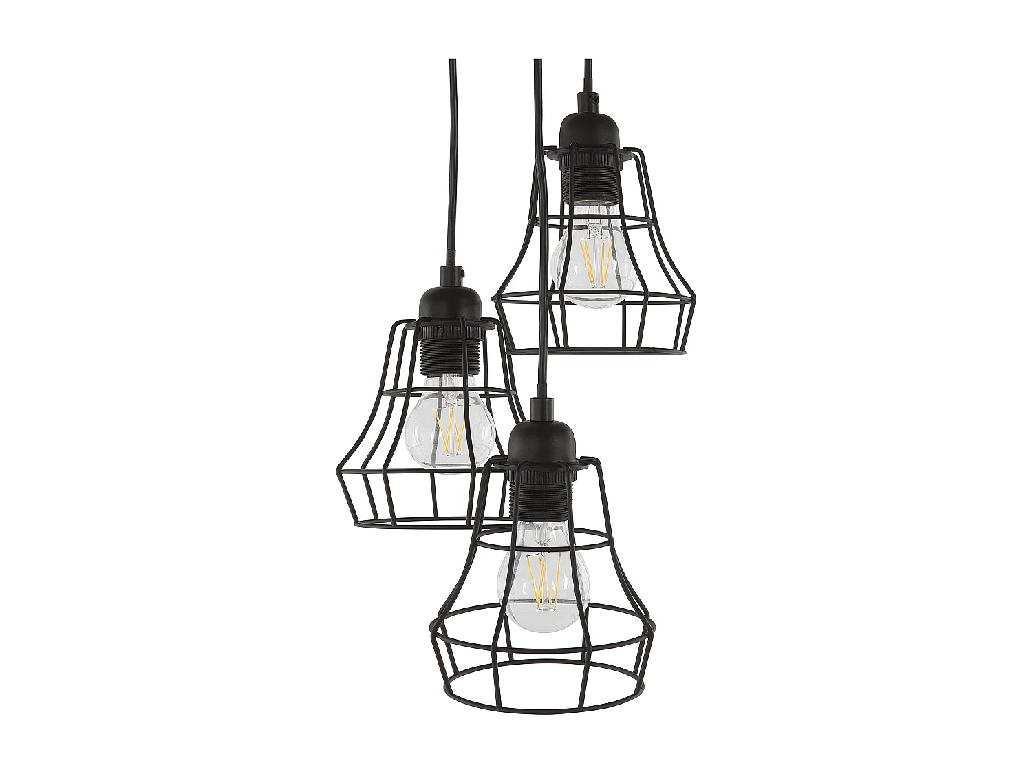 Lampe suspension PECWAN Métal Noir