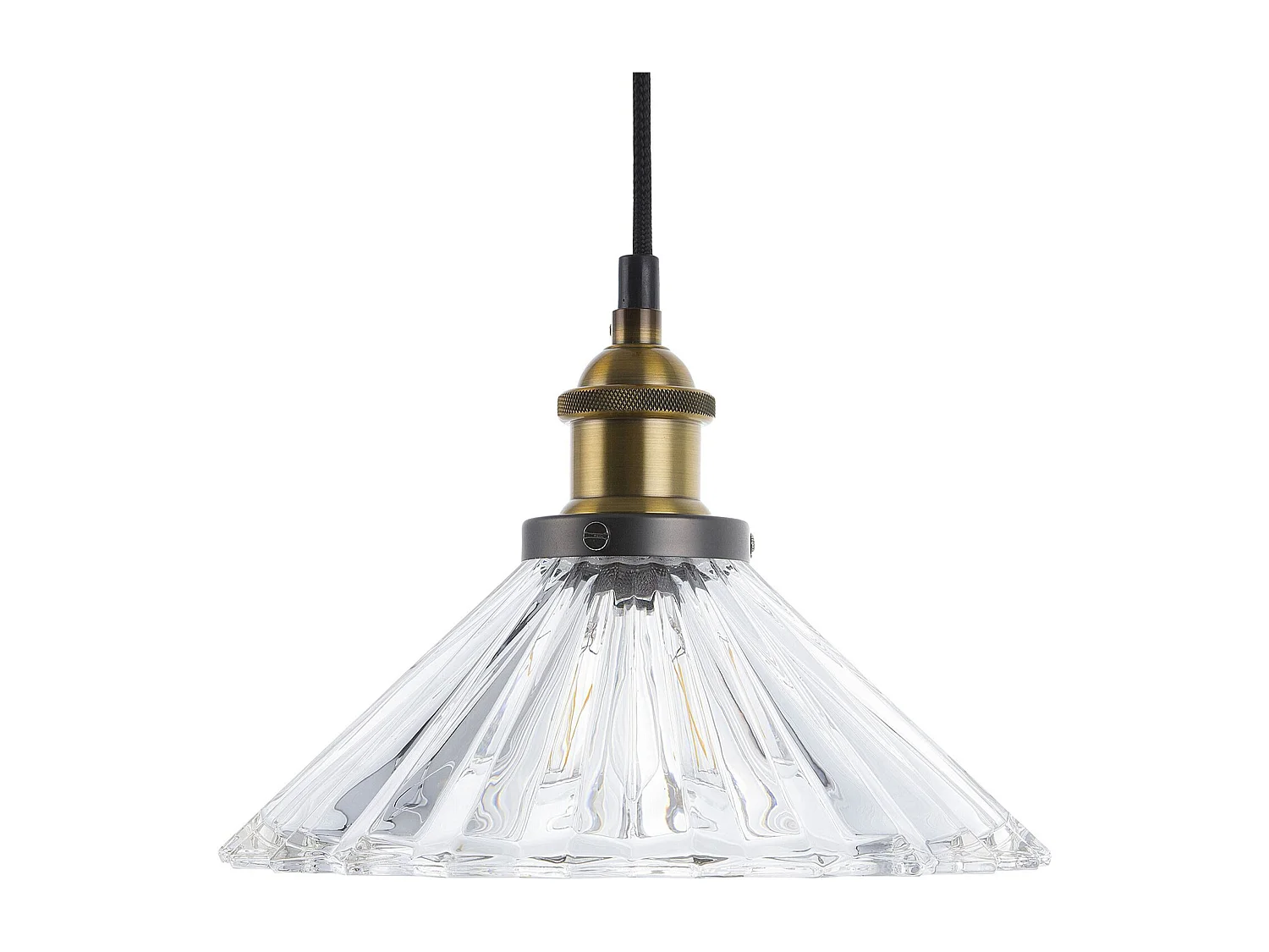 Lampe suspension COLORADO Verre Transparent