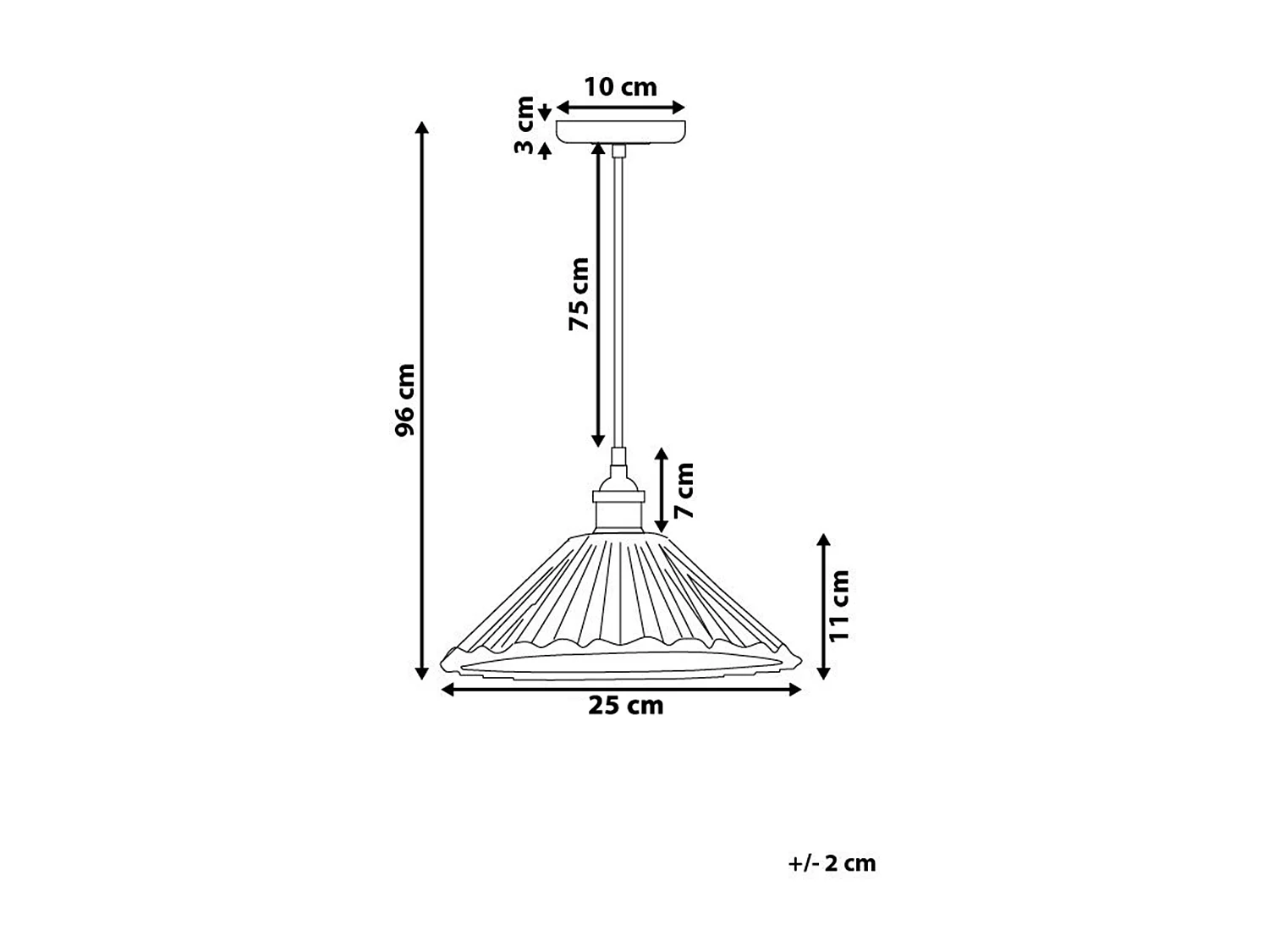 Lampe suspension COLORADO Verre Transparent