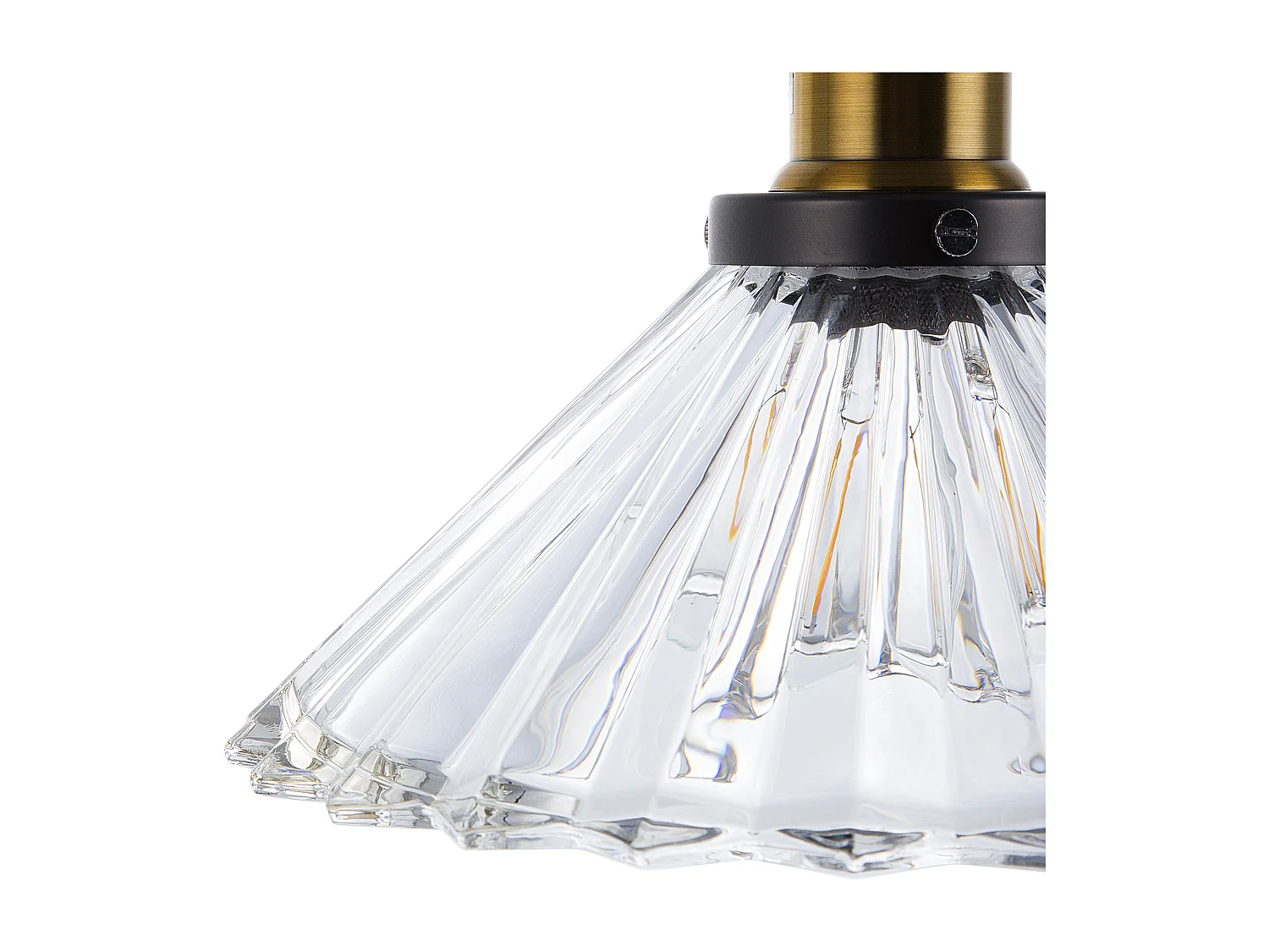 Lampe suspension COLORADO Verre Transparent