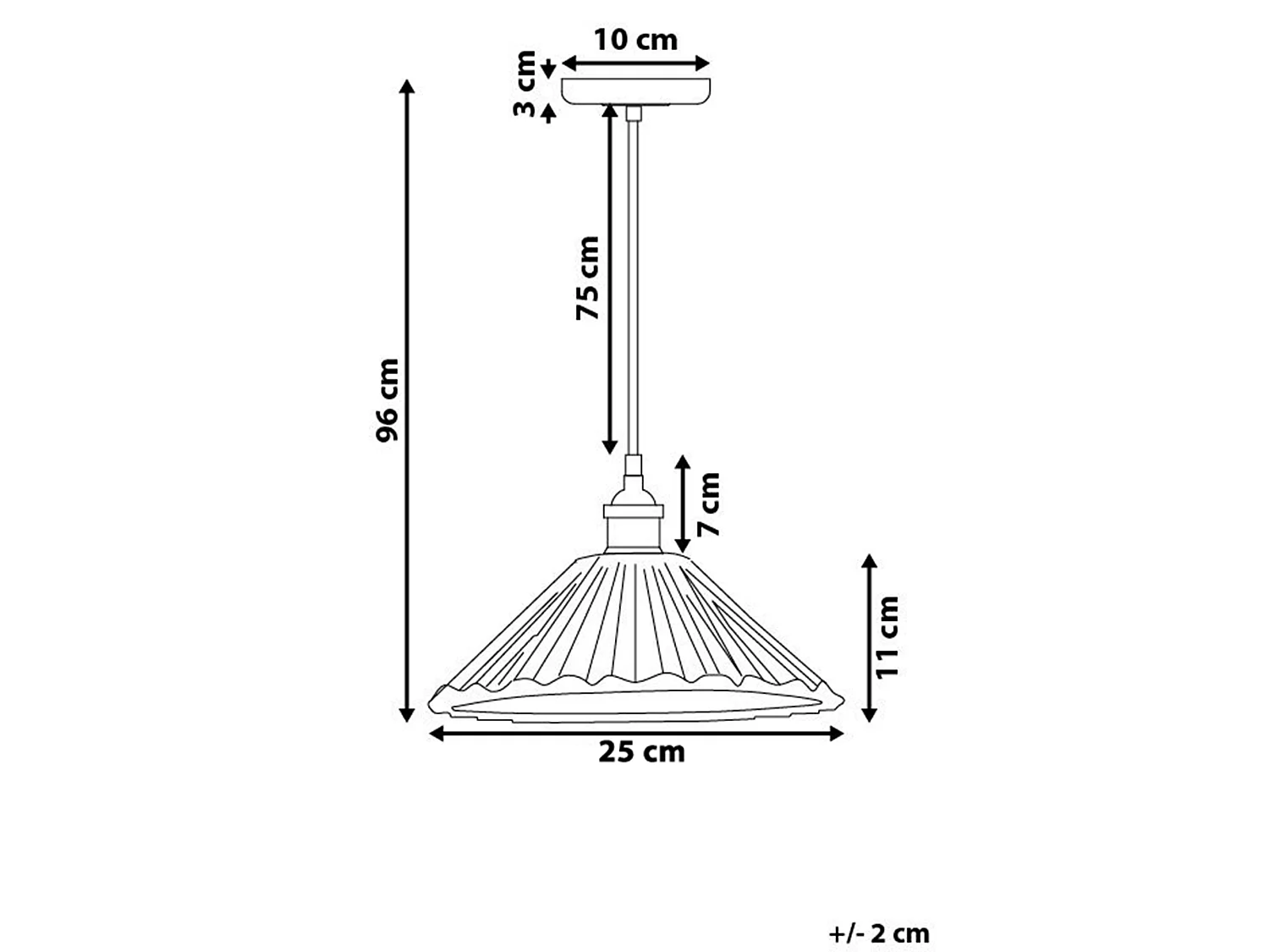Pendant Lamp COLORADO Glass Transparent