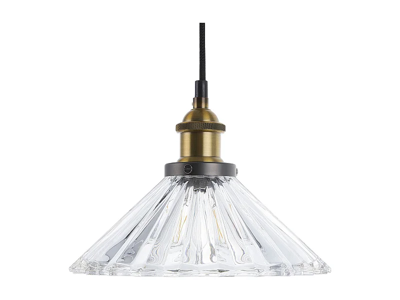 Lampe suspension COLORADO Verre Transparent