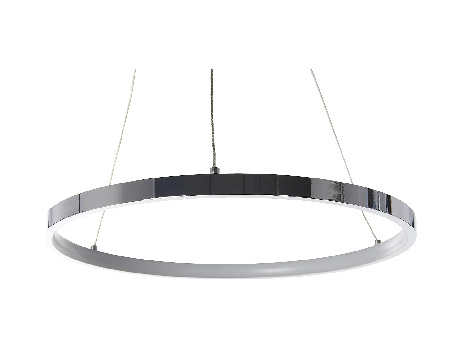 Hängelampe LED Metall Silber dia. 40 cm
