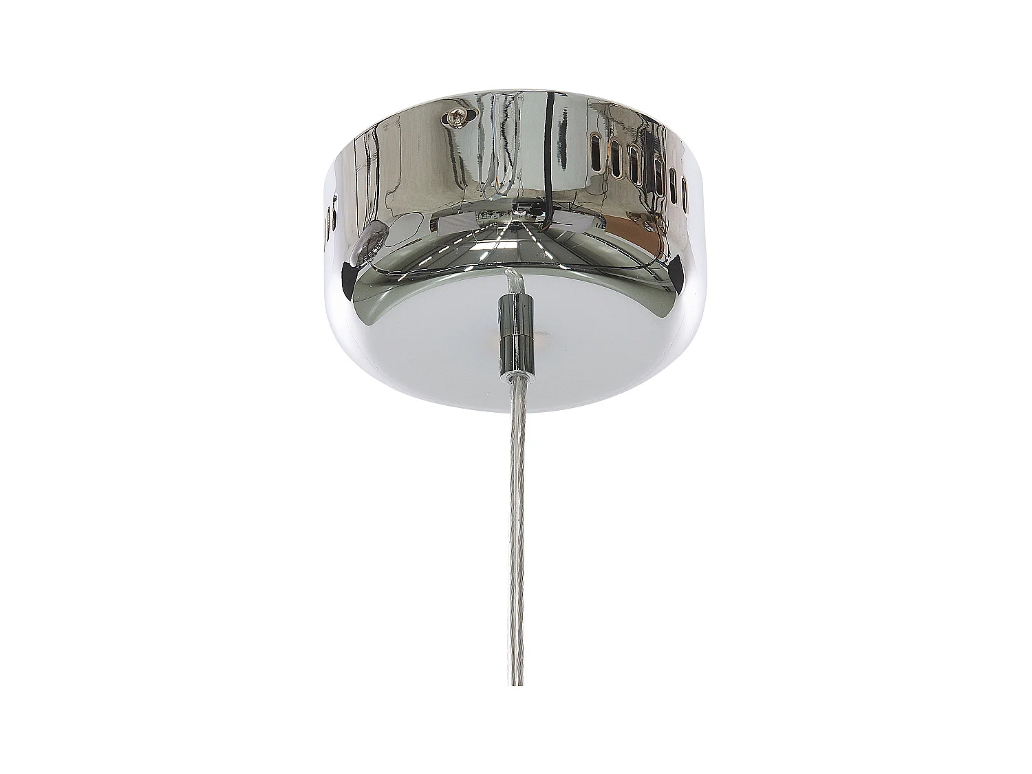 Lampe suspension BENI Verre Argenté