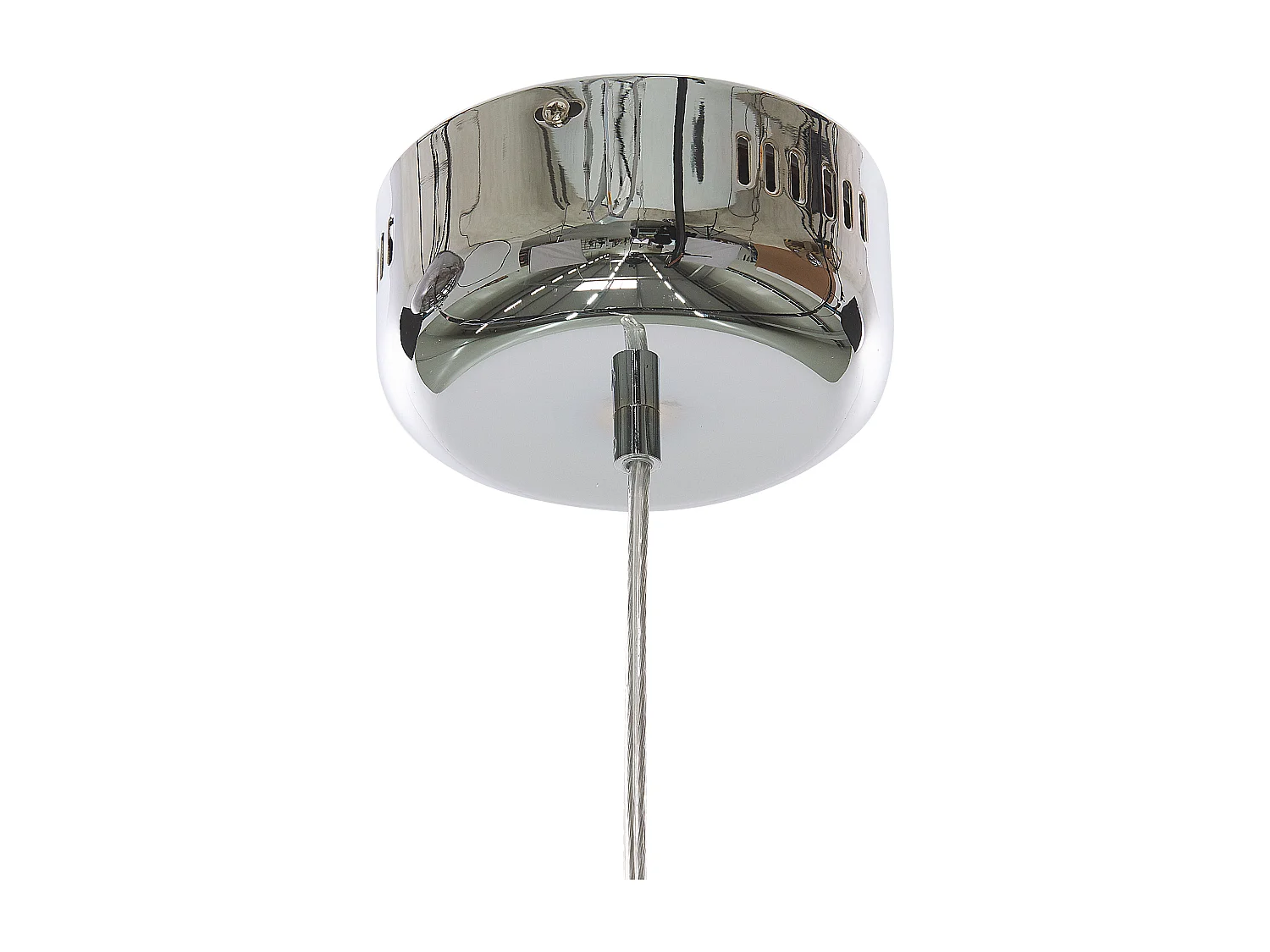 Lampe suspension BENI Verre Argenté