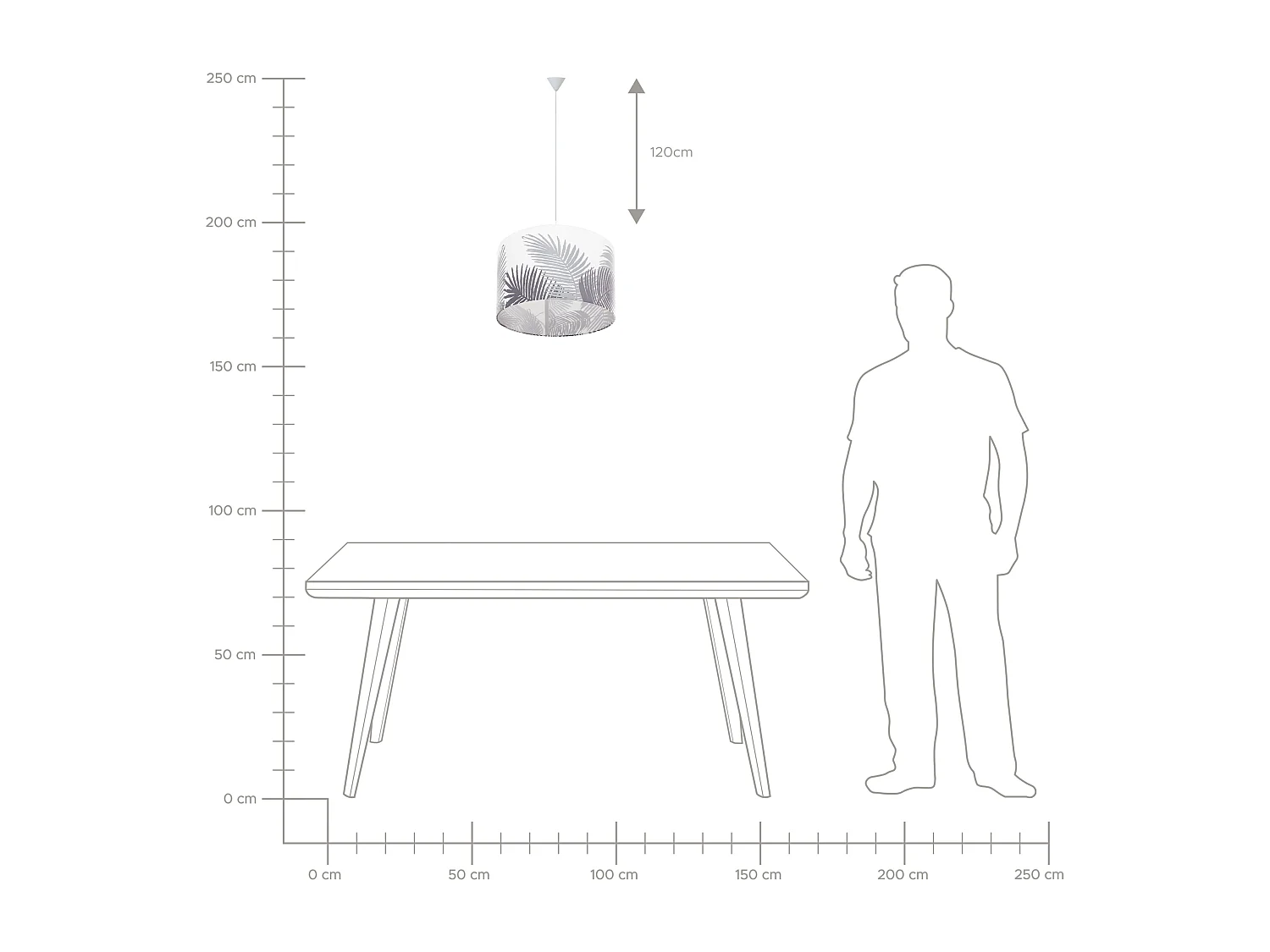 Hängelampe ZILLER Weiss