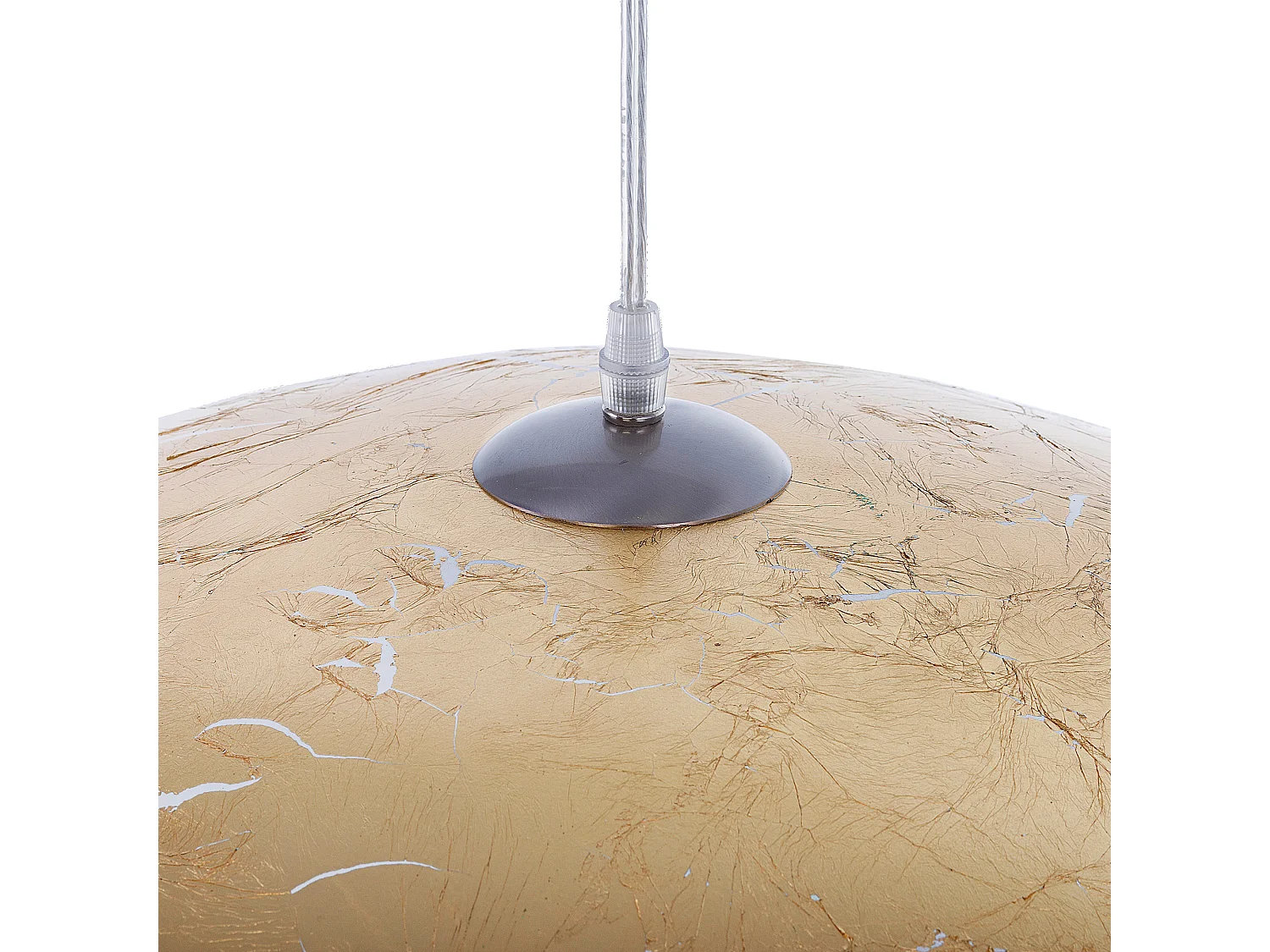 Ovale Pendelleuchte Metall gold Limnatis