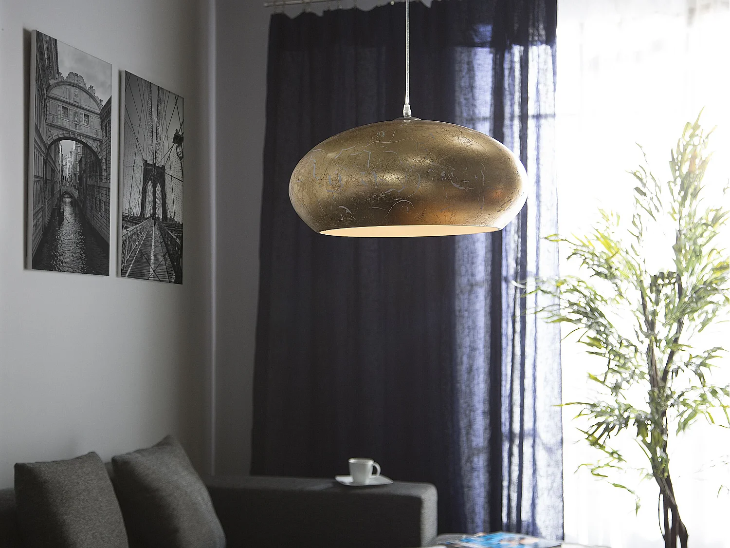 Pendant Lamp LIMNATIS Metal Gold