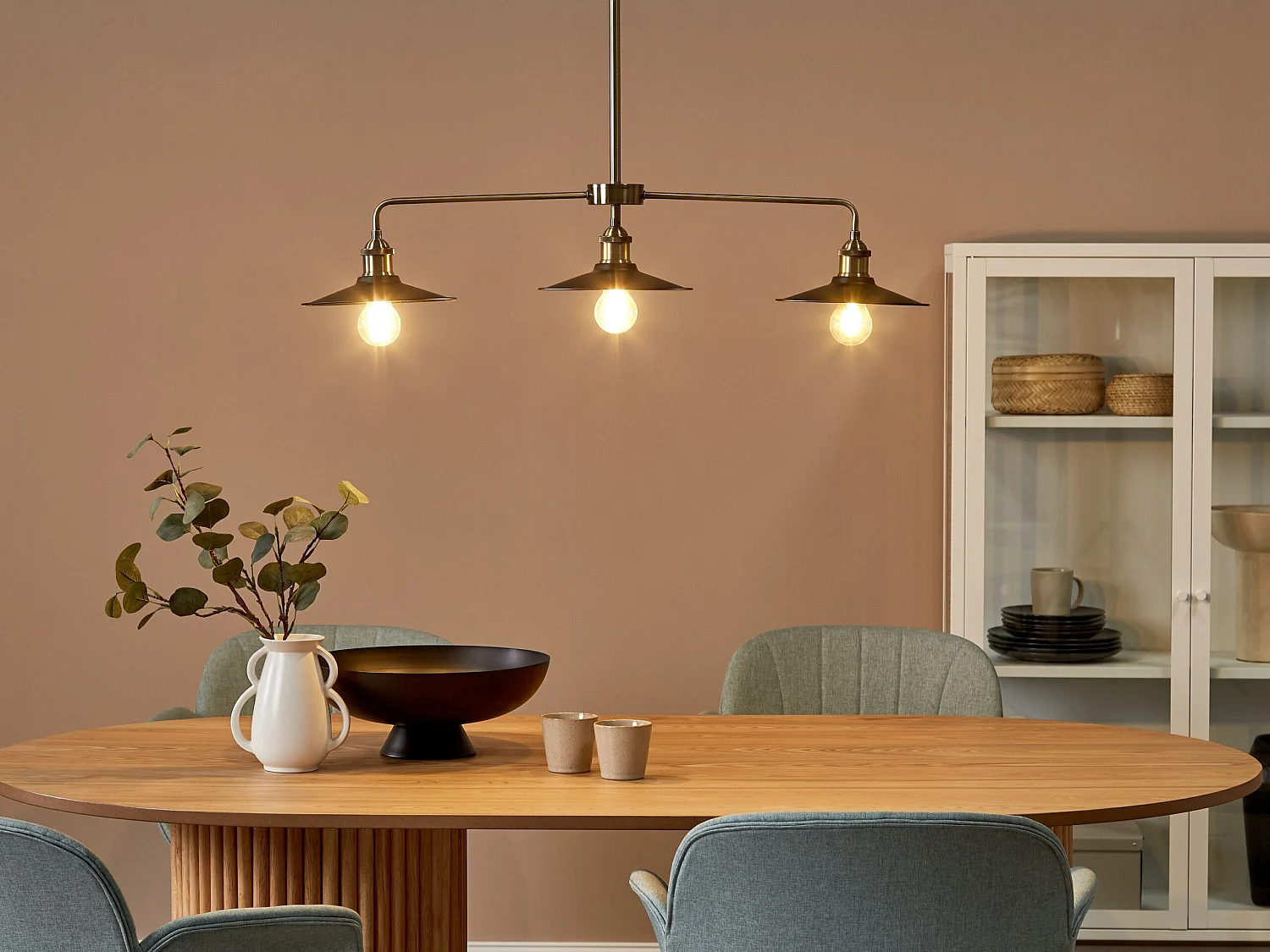 Lampe suspension MONTONE Métal Noir