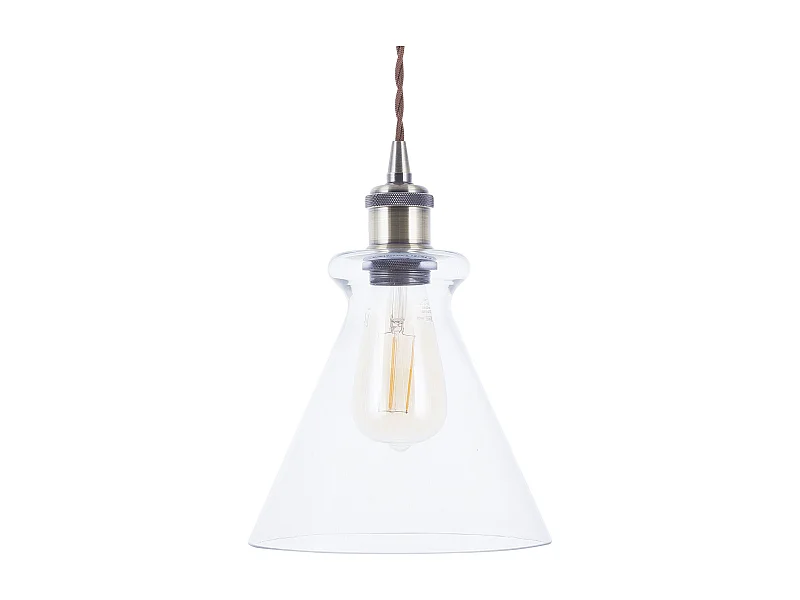 Lampe suspension BERGANTES Verre Transparent