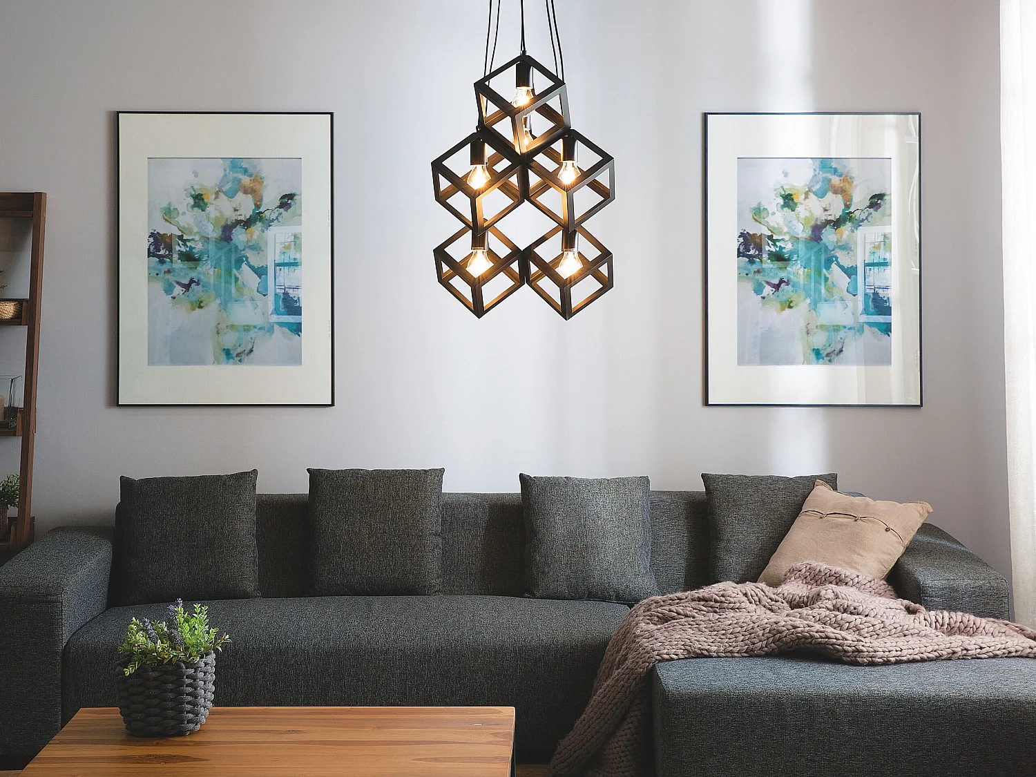 Hanglamp CHRISOLA Metaal Zwart