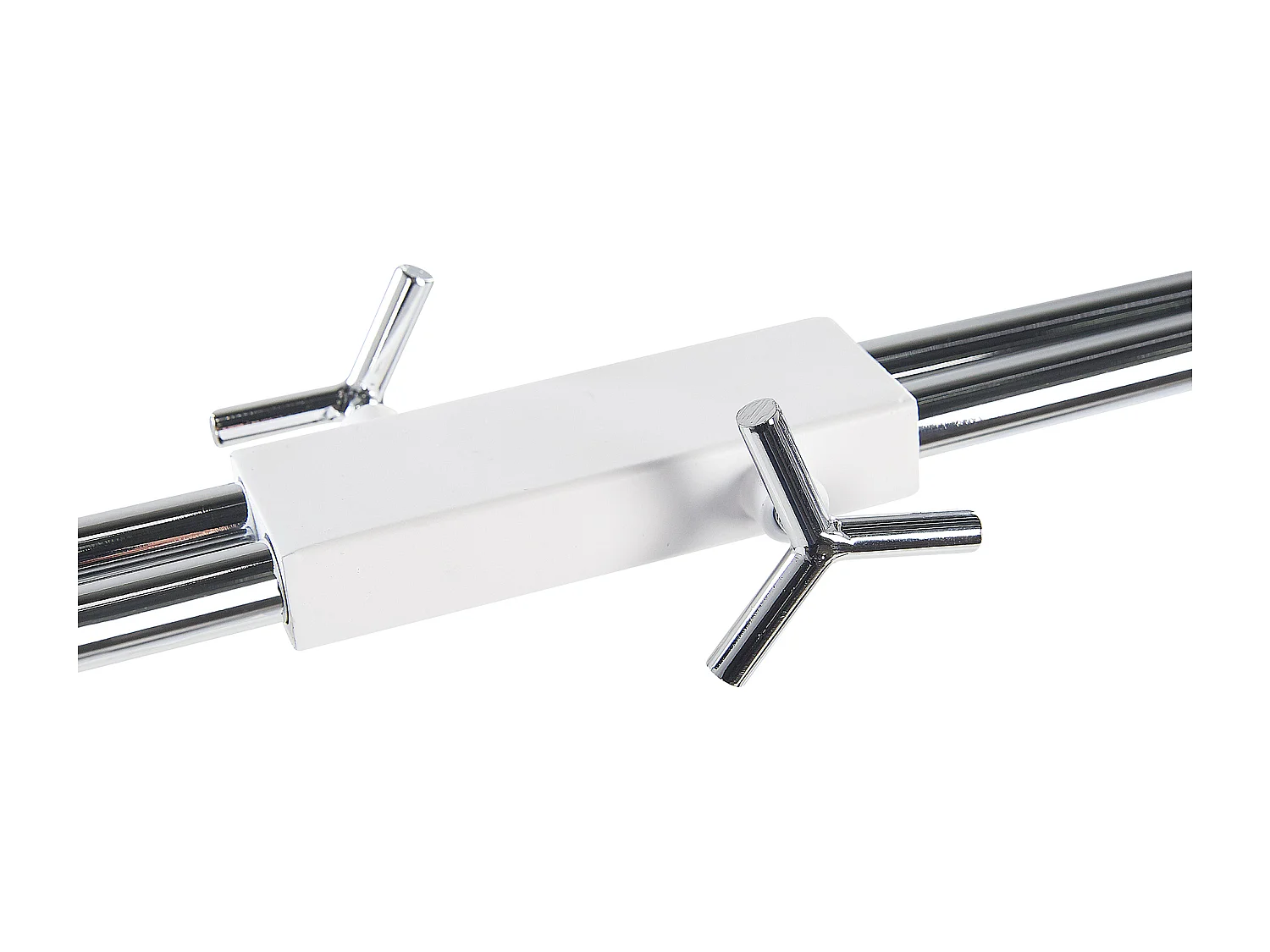 Zeitlos elegante Hängelampe in Weiß und Chrome Fucino