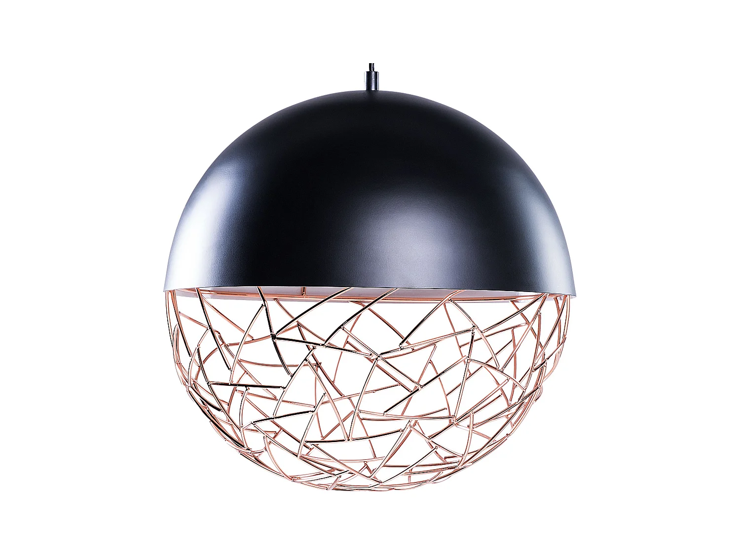 Lampe suspension PADMA Métal Noir