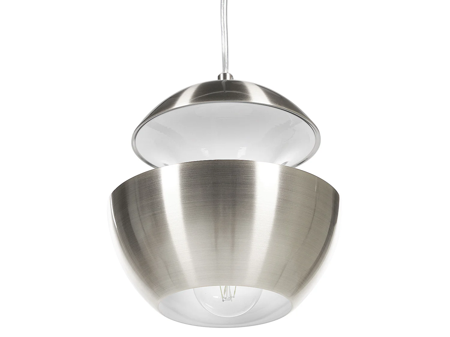 Lampe suspension BOJANA Métal Argenté