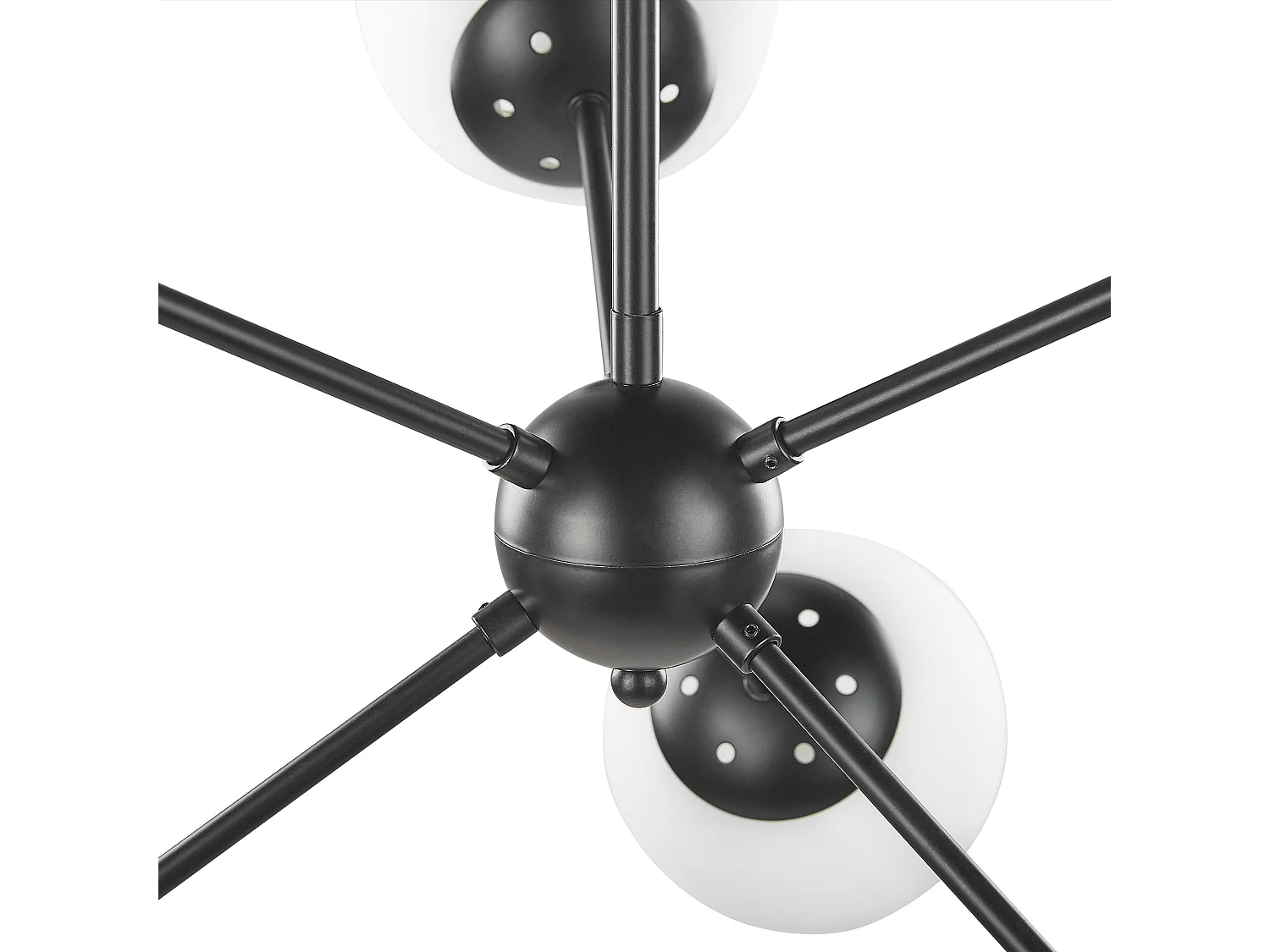 Iluminação de tecto ADAWRO Metal Preto/Branco