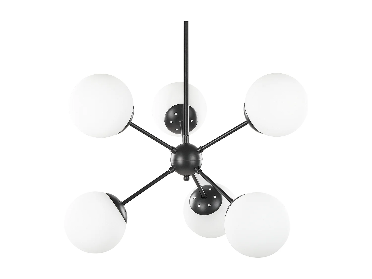 Plafonnier ADAWRO Métal Noir/blanc