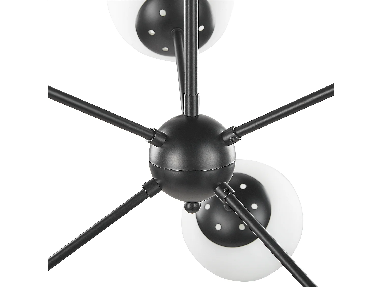 Plafonnier ADAWRO Métal Noir/blanc