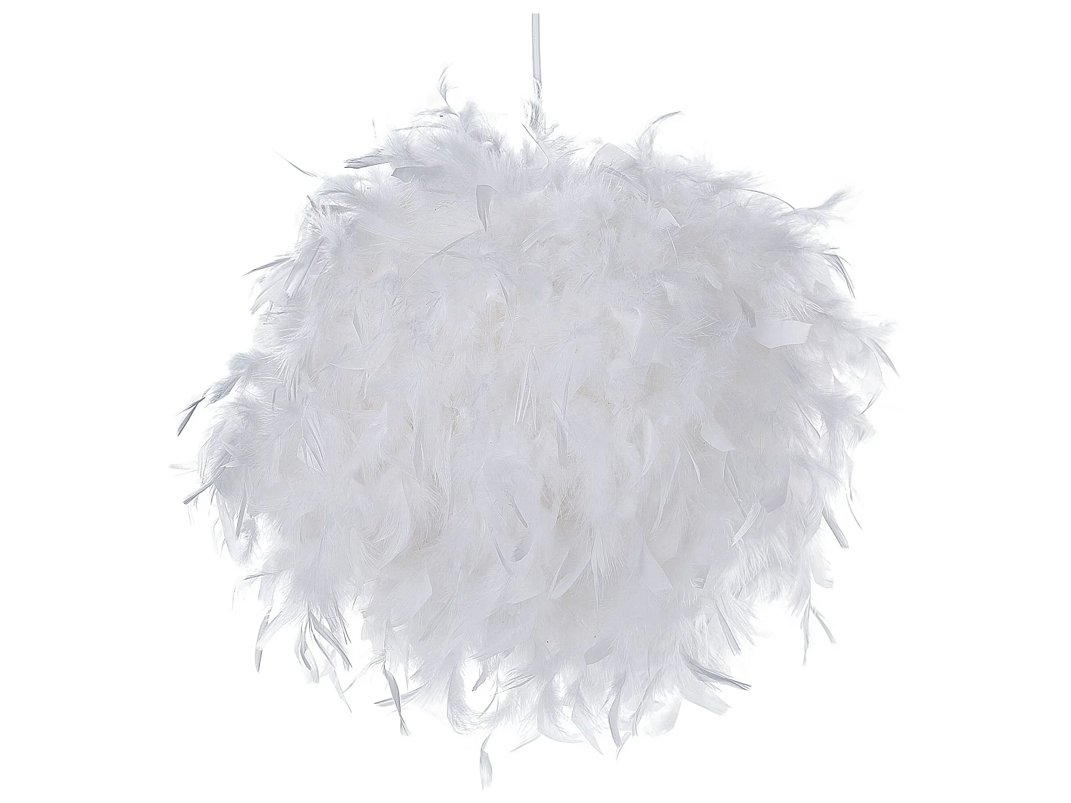 Pendant Lamp DRAVA Feathers White