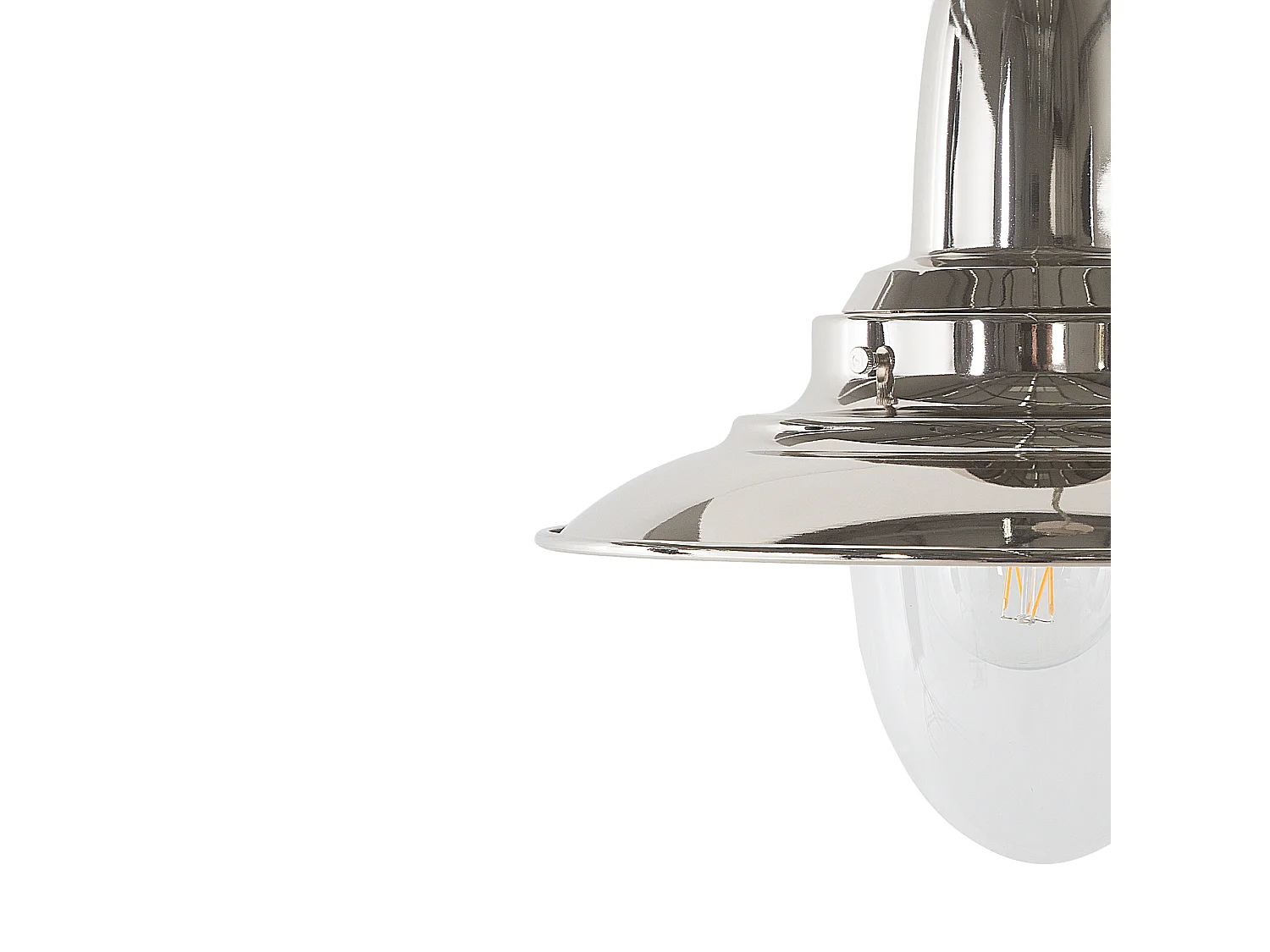 Lampe suspension en nickel PINEGA