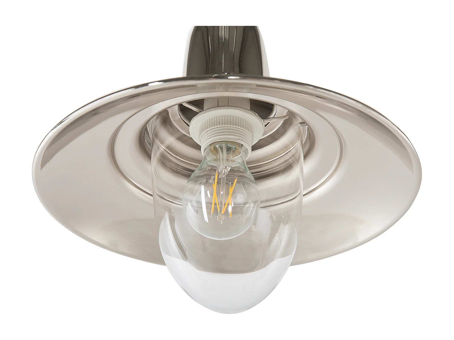 Lampe suspension en nickel PINEGA