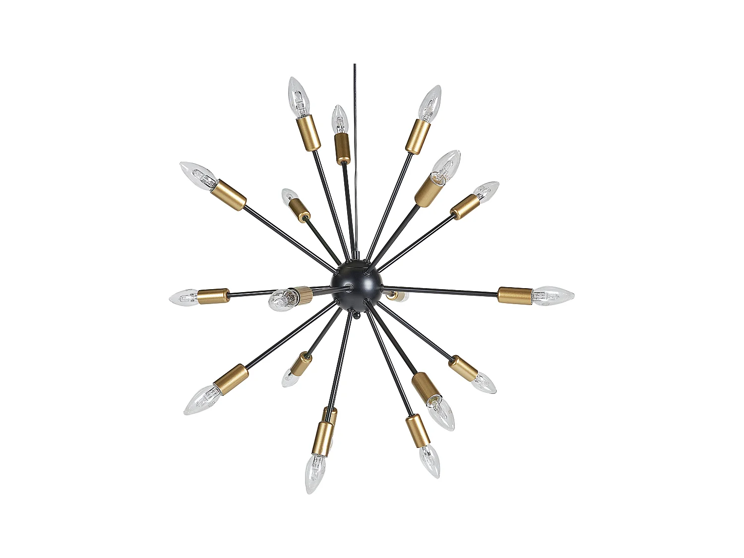 Lampe suspension MAGUSE Métal Noir/doré