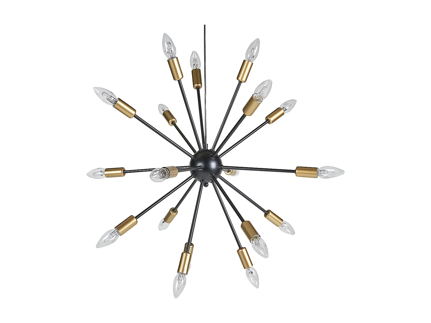 Lampe suspension MAGUSE Métal Noir/doré