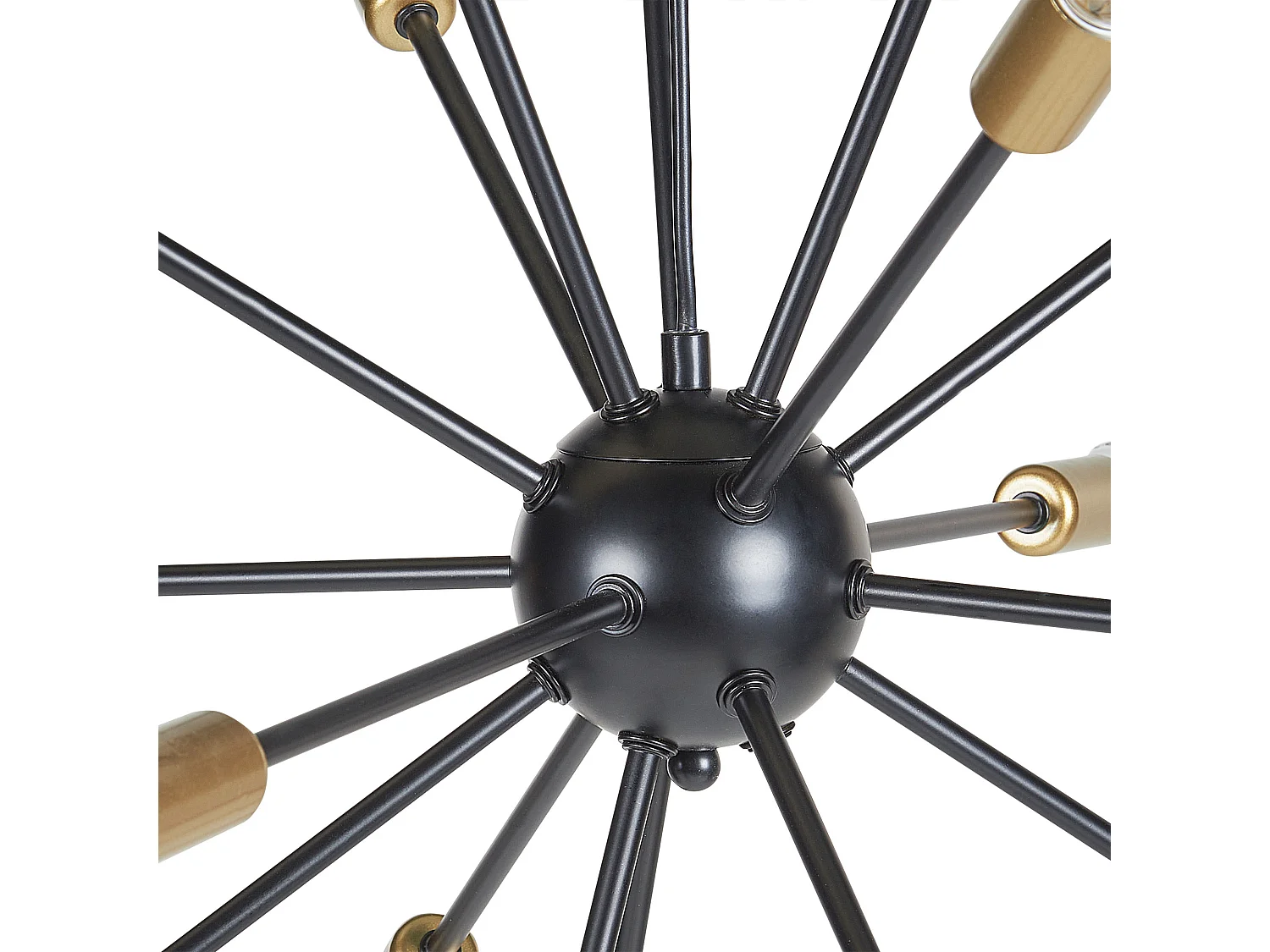 Lampe suspension MAGUSE Métal Noir/doré