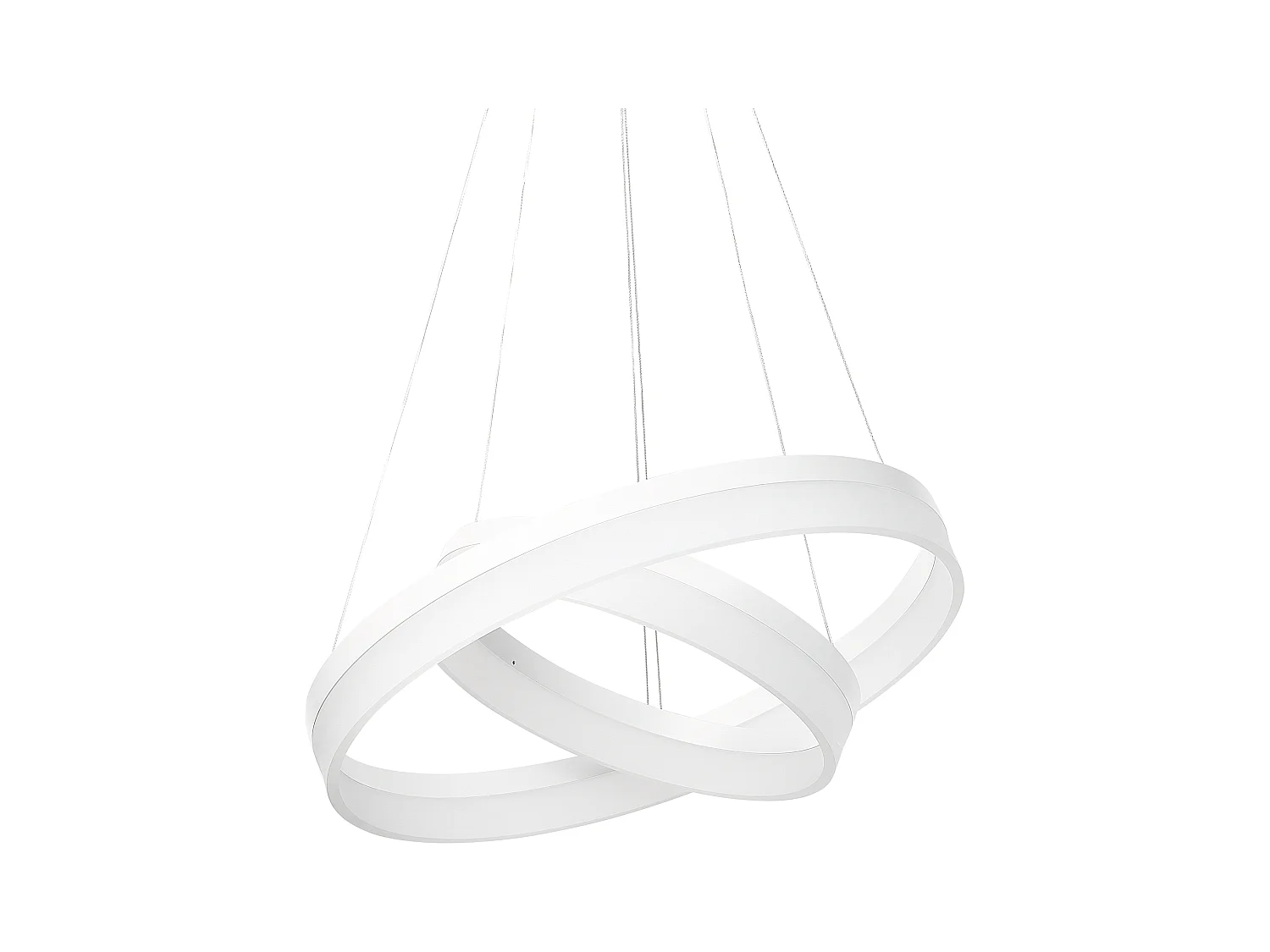 Lampe LED suspendue PUZI Métal Blanc