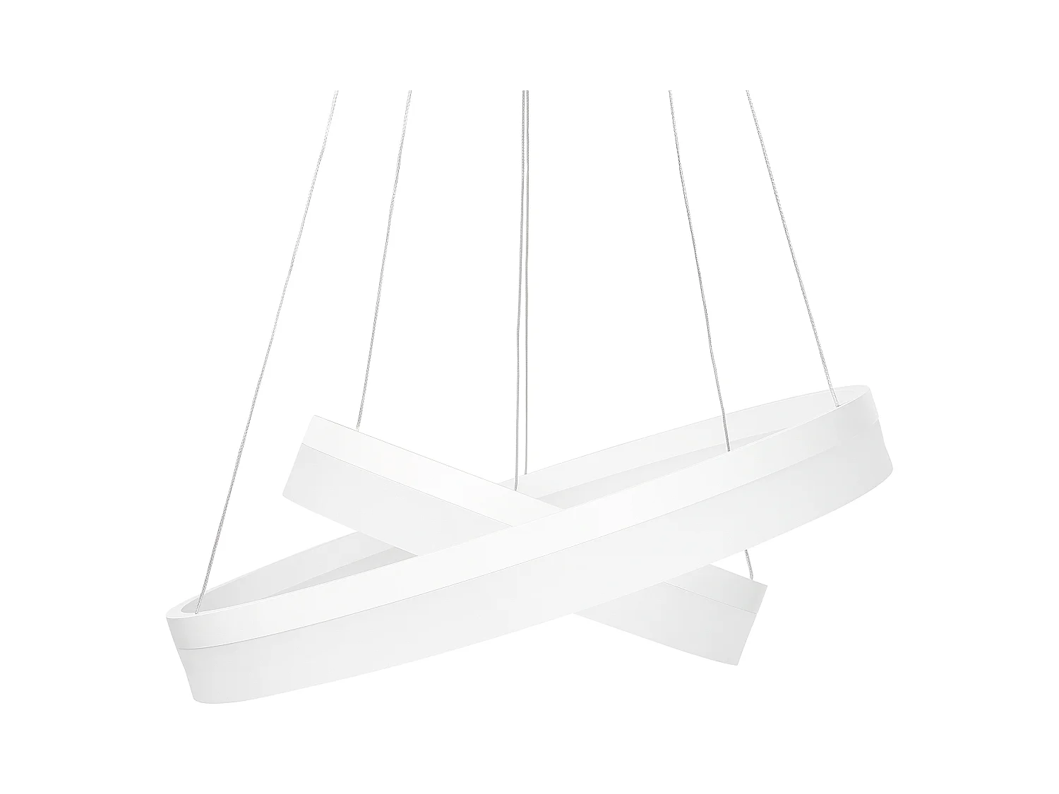 Lampe LED suspendue PUZI Métal Blanc