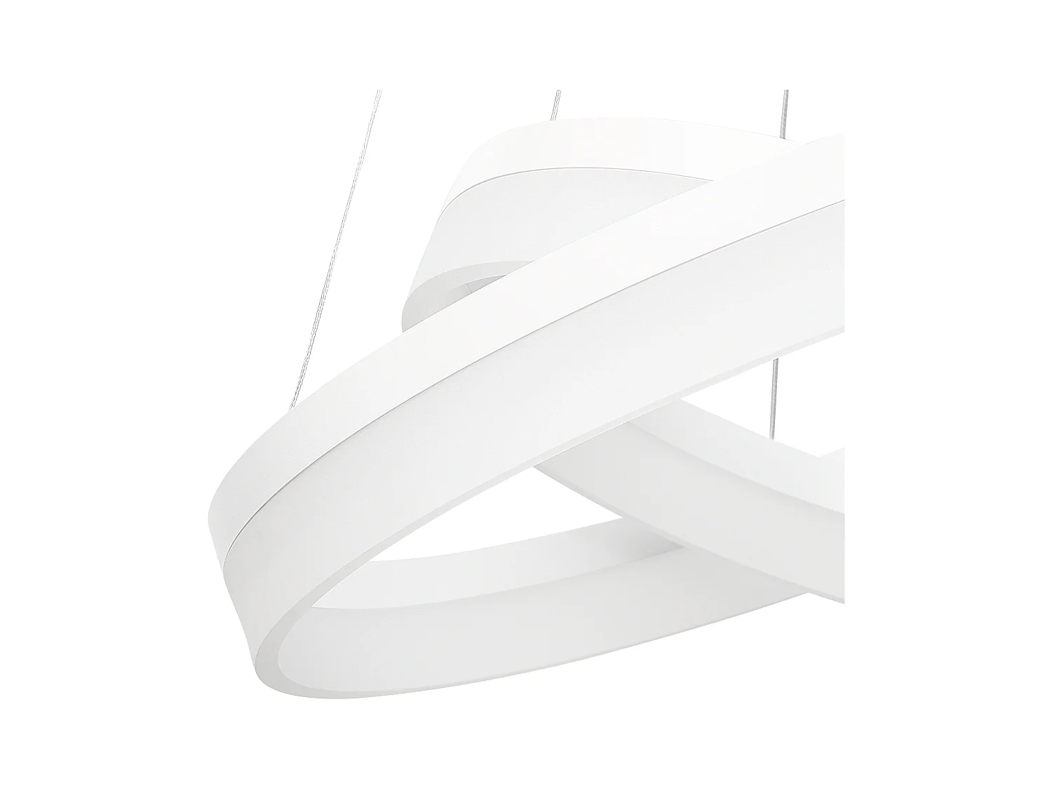 Lampe LED suspendue PUZI Métal Blanc