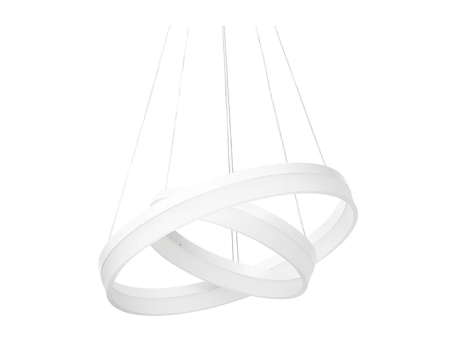 Lampe LED suspendue PUZI Métal Blanc