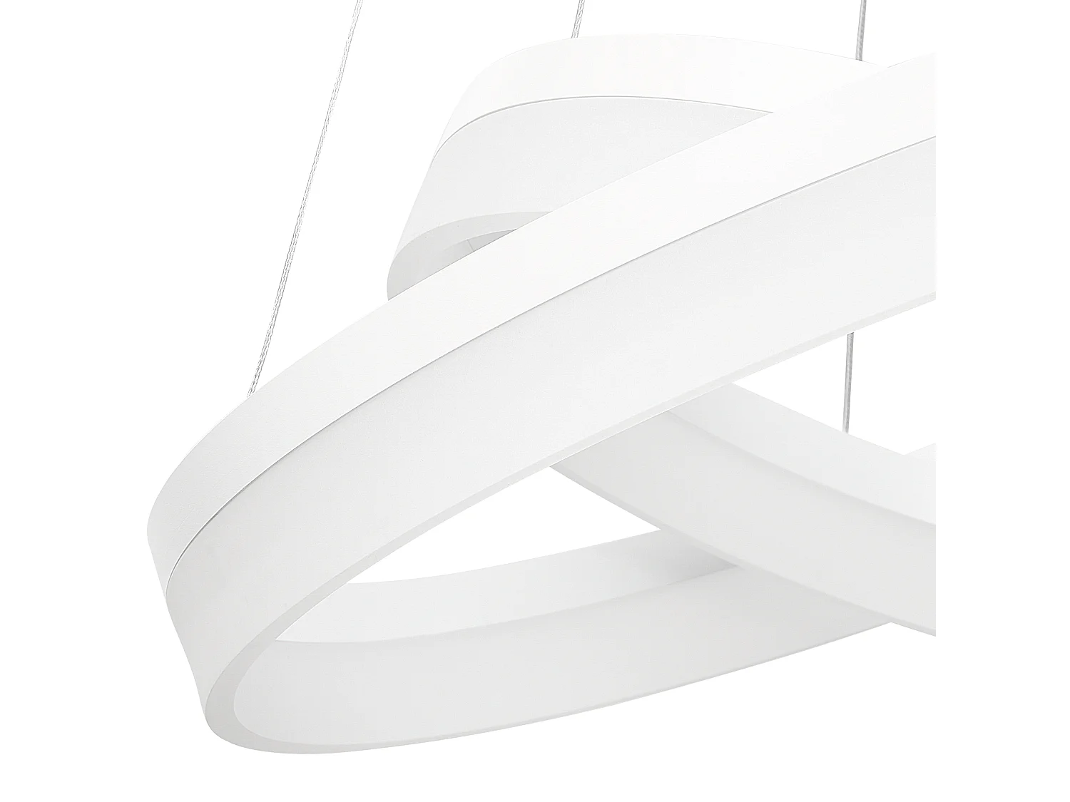 Lampe LED suspendue PUZI Métal Blanc