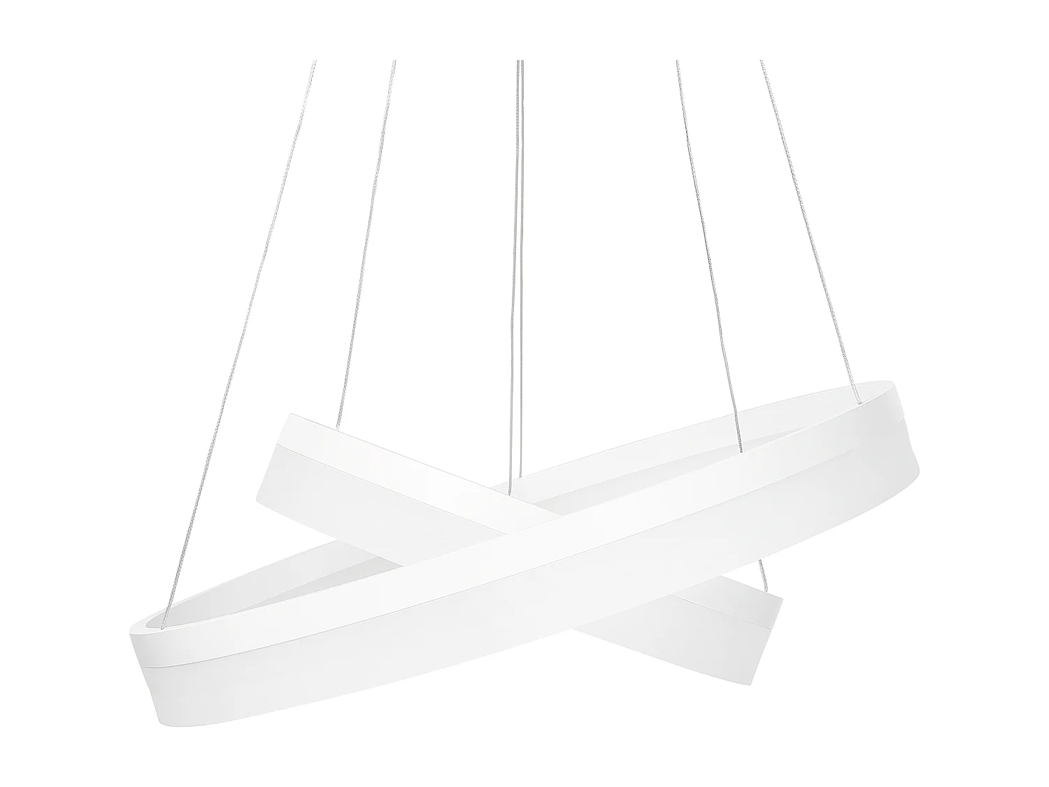 Lampe LED suspendue PUZI Métal Blanc