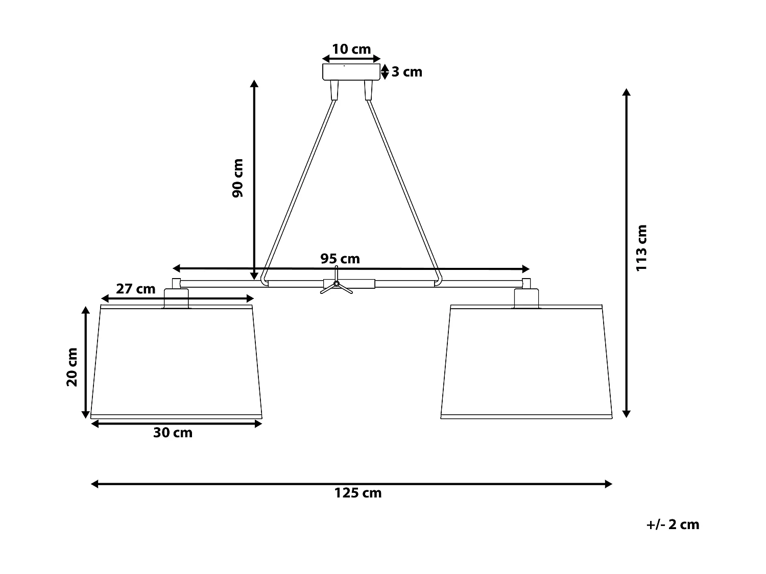 Hanglamp zwart FUCINO