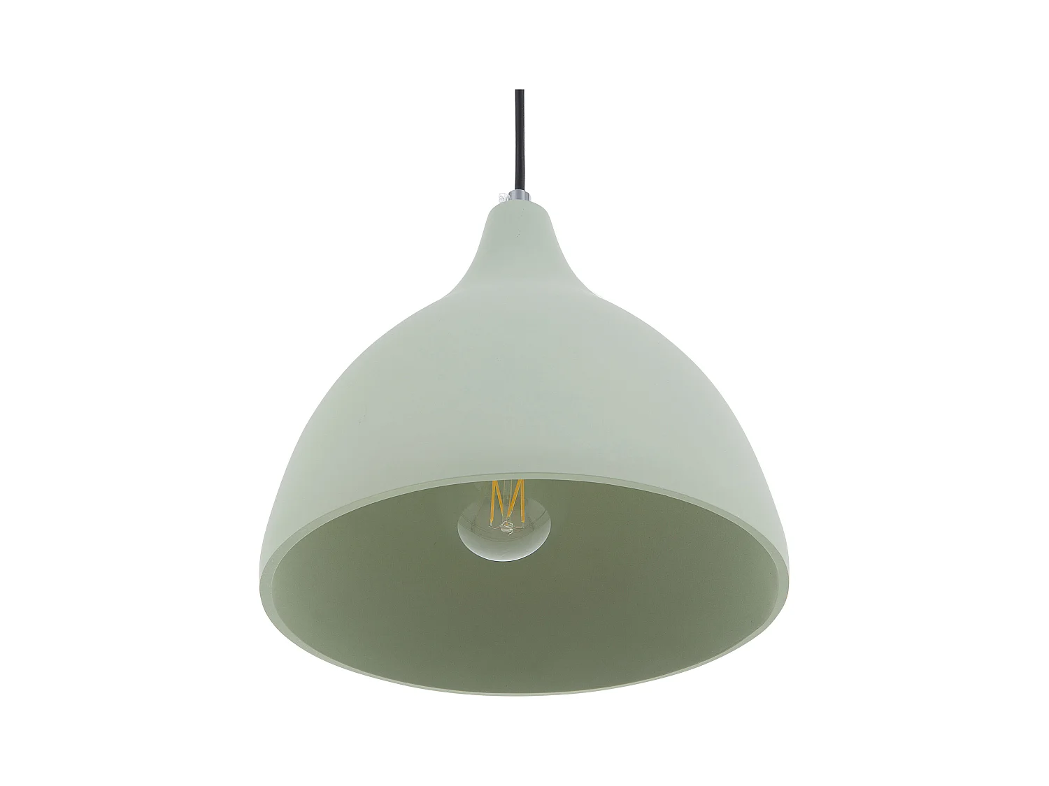 Lampe suspension LAMBRO Béton Vert clair