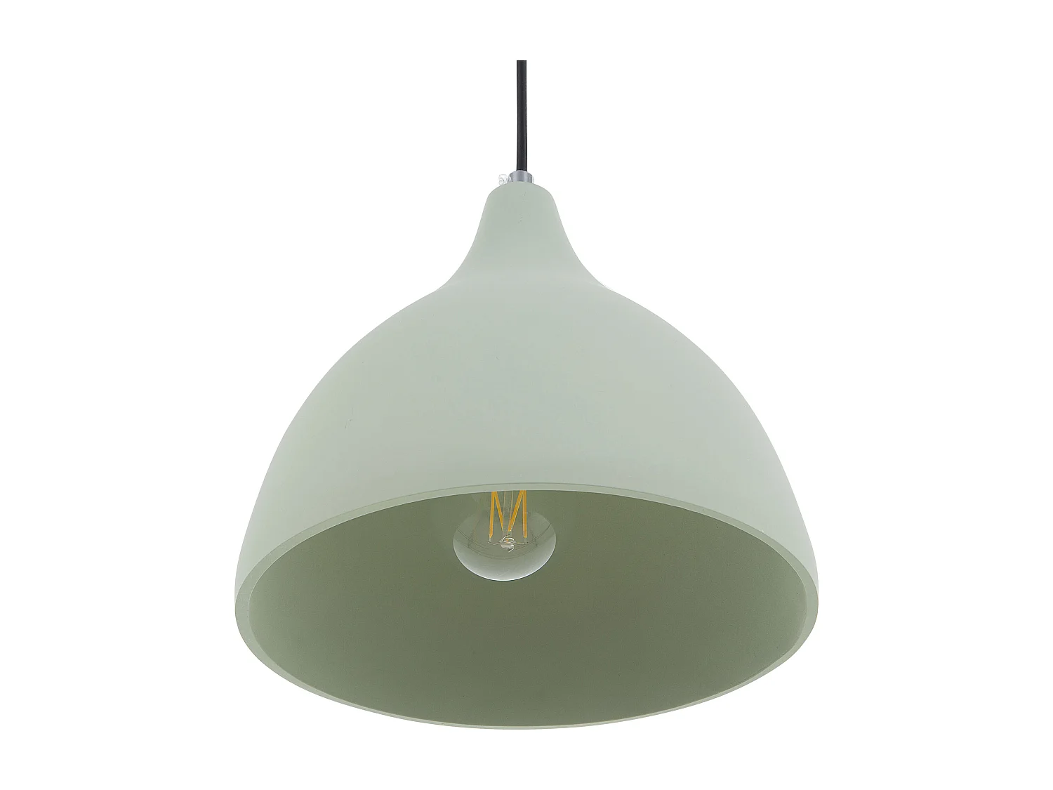 Lampe suspension LAMBRO Béton Vert clair