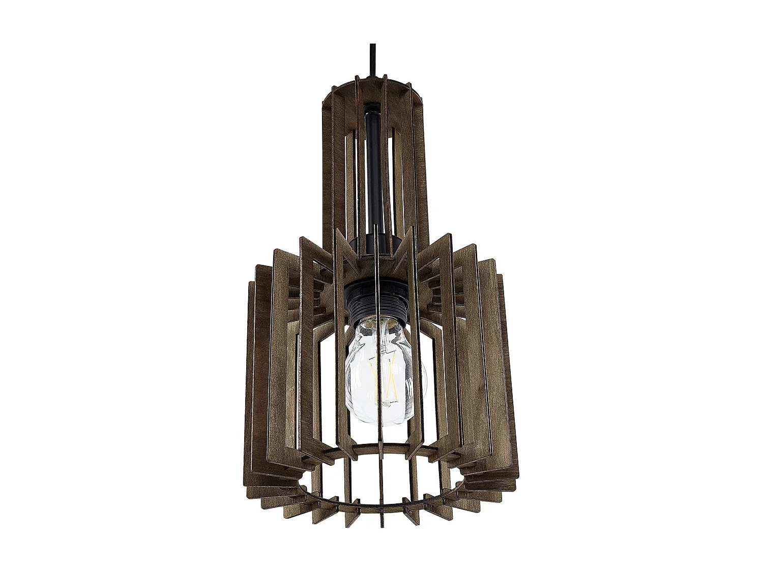 Lampe suspension NIARI Marron foncé