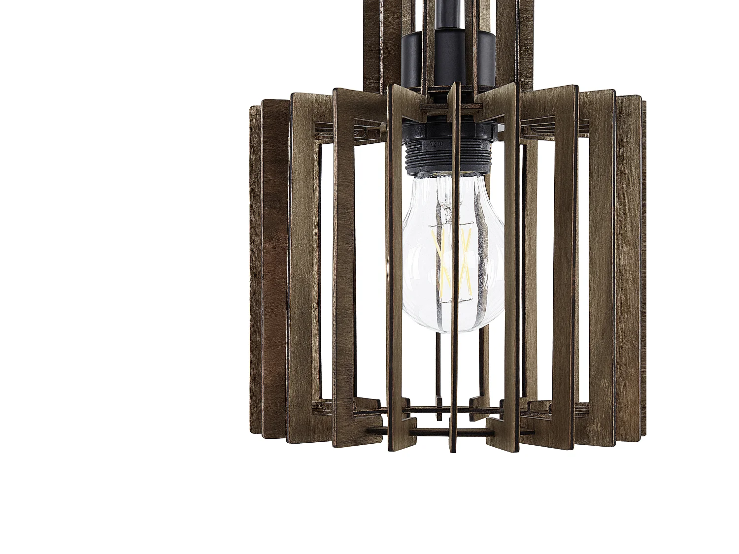 Lampe suspension NIARI Marron foncé