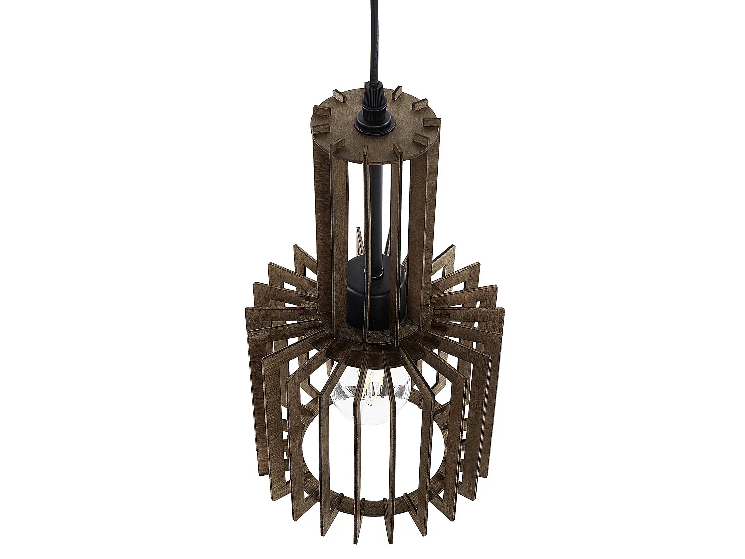 Lampe suspension NIARI Marron foncé